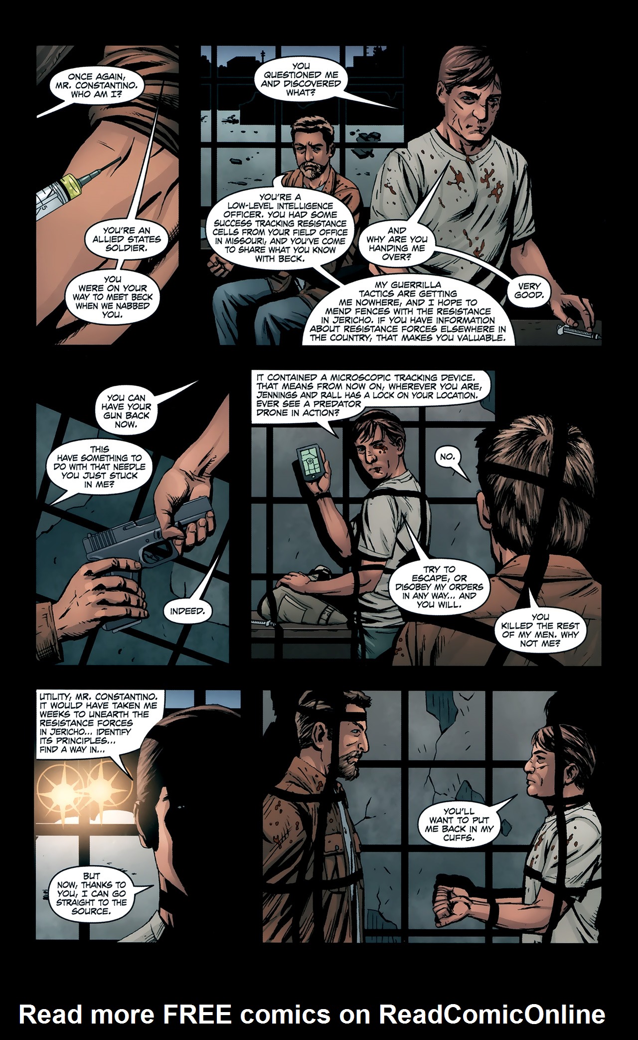 Read online Jericho comic -  Issue #6 - 23