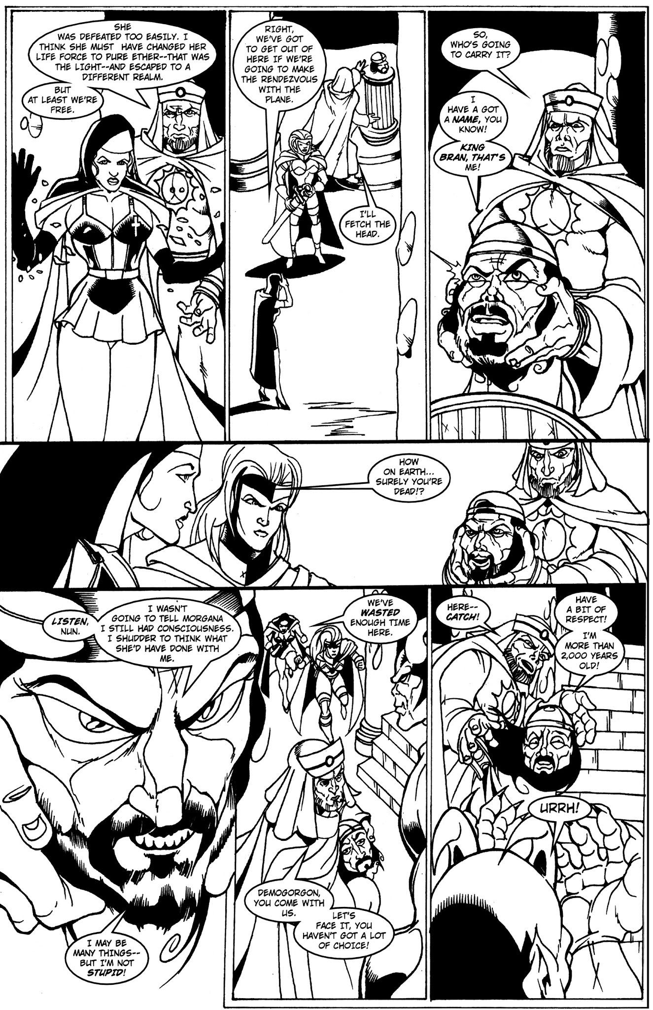 Read online Warrior Nun Brigantia comic -  Issue #3 - 10
