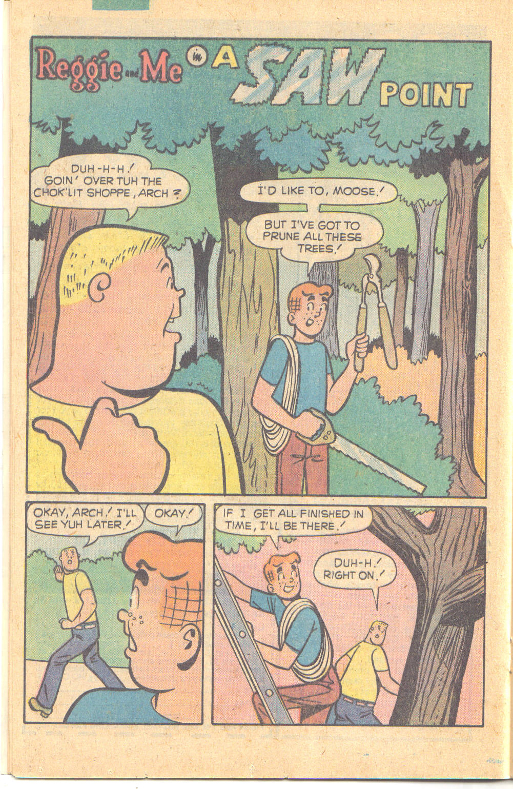 Read online Reggie and Me (1966) comic -  Issue #119 - 20