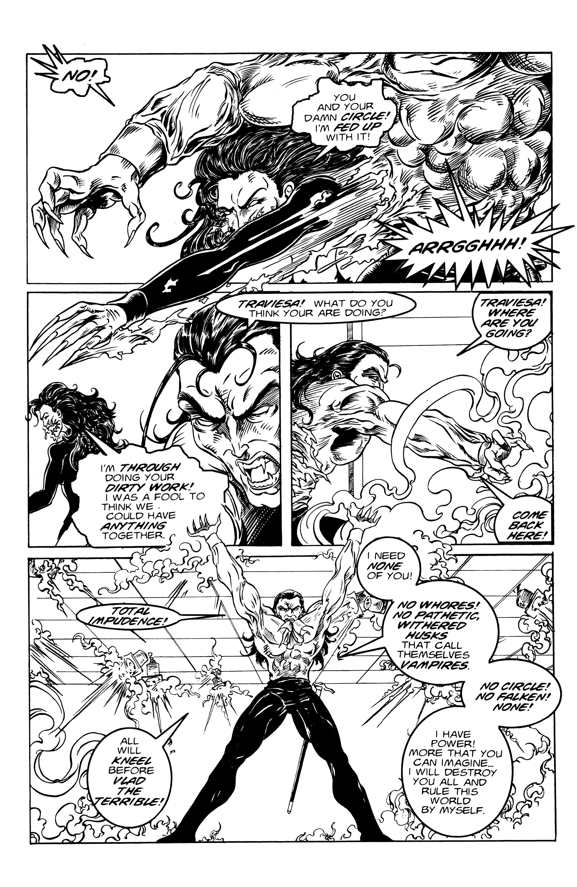 Read online Flesh & Blood comic -  Issue #3 - 7
