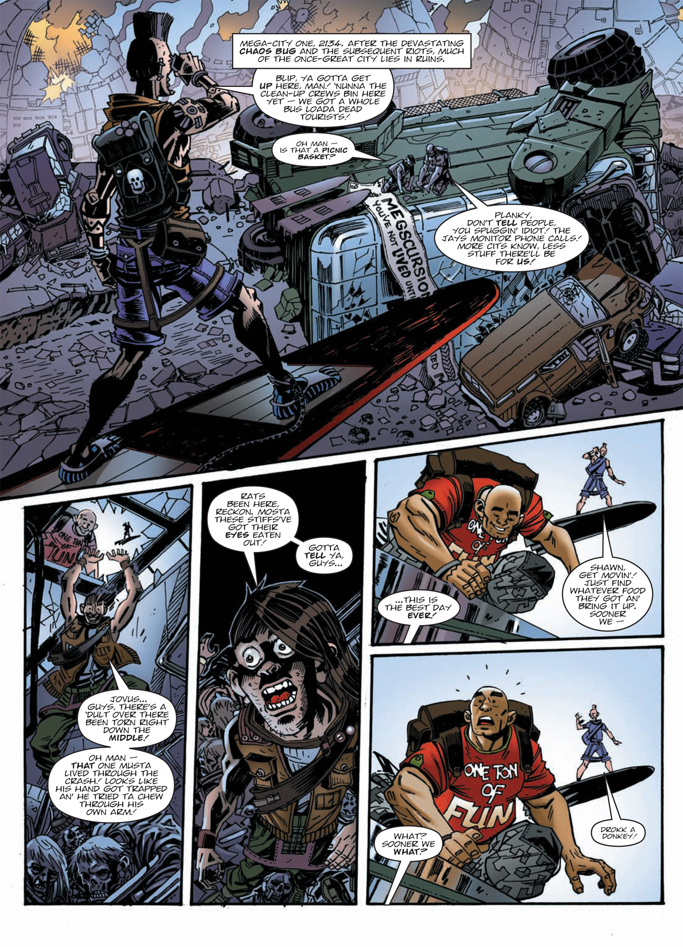 Read online Judge Dredd: Day of Chaos: Fallout comic -  Issue # TPB (Part 1) - 50