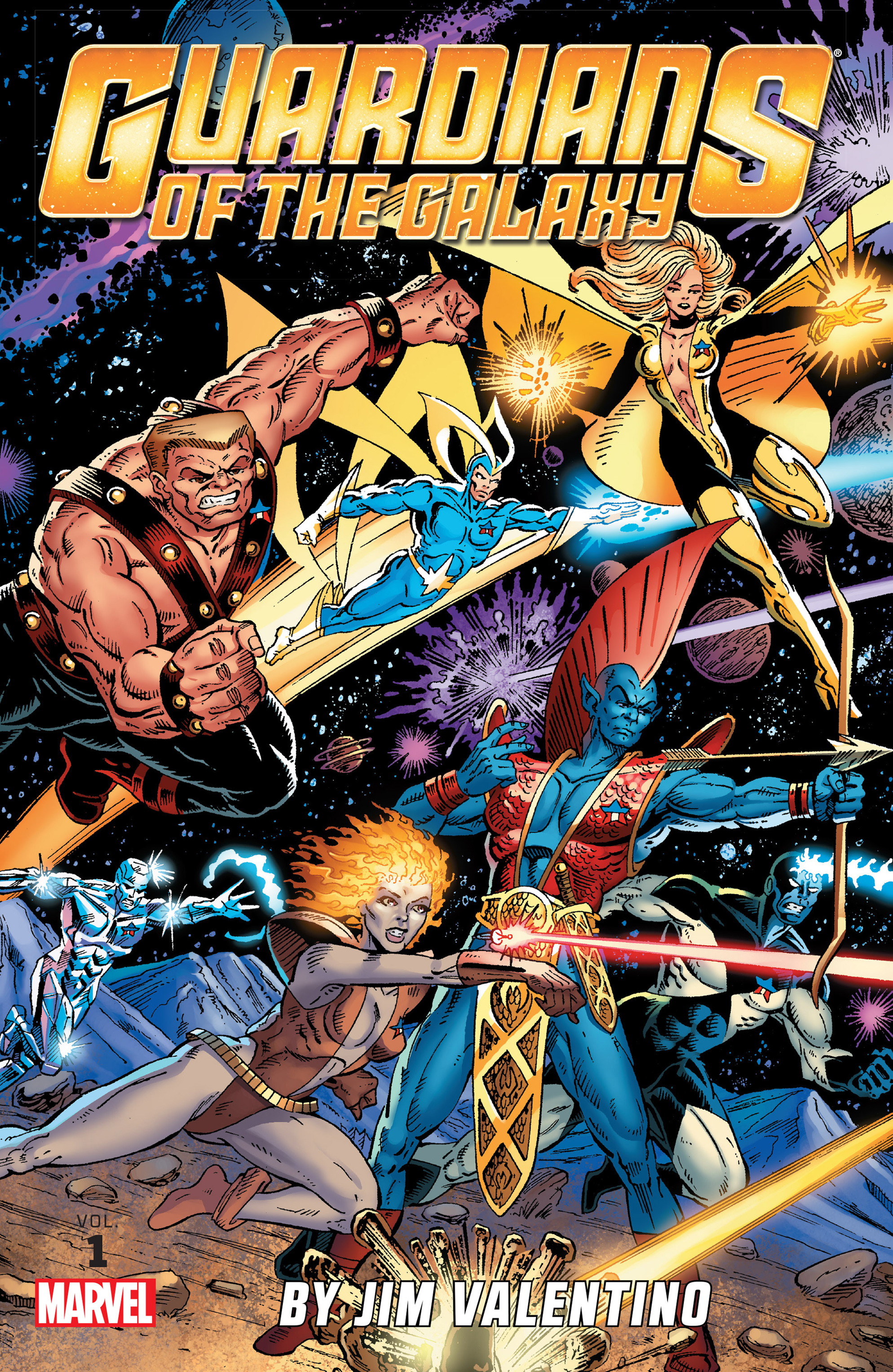 Read online Guardians of the Galaxy (1990) comic -  Issue # _TPB Guardians of the Galaxy by Jim Valentino 1 (Part 1) - 1