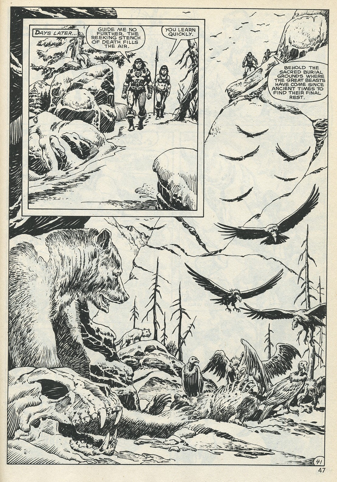 Read online The Savage Sword Of Conan comic -  Issue #132 - 47