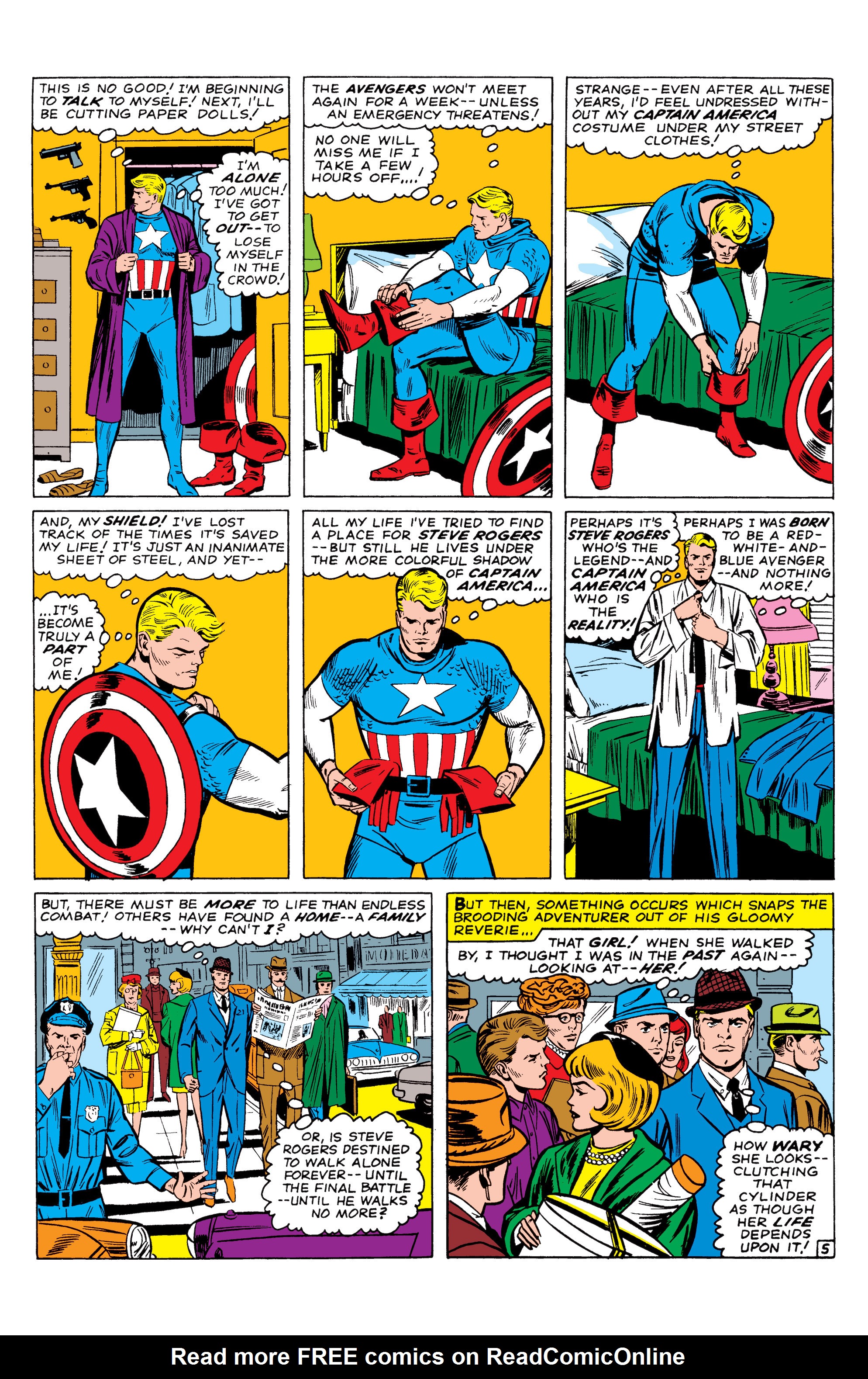 Read online Marvel Masterworks: Captain America comic -  Issue # TPB 1 (Part 2) - 87
