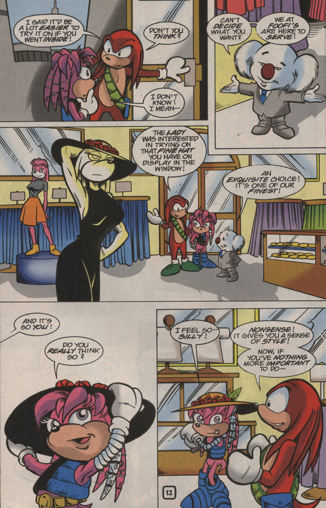 Read online Knuckles the Echidna comic -  Issue #26 - 16