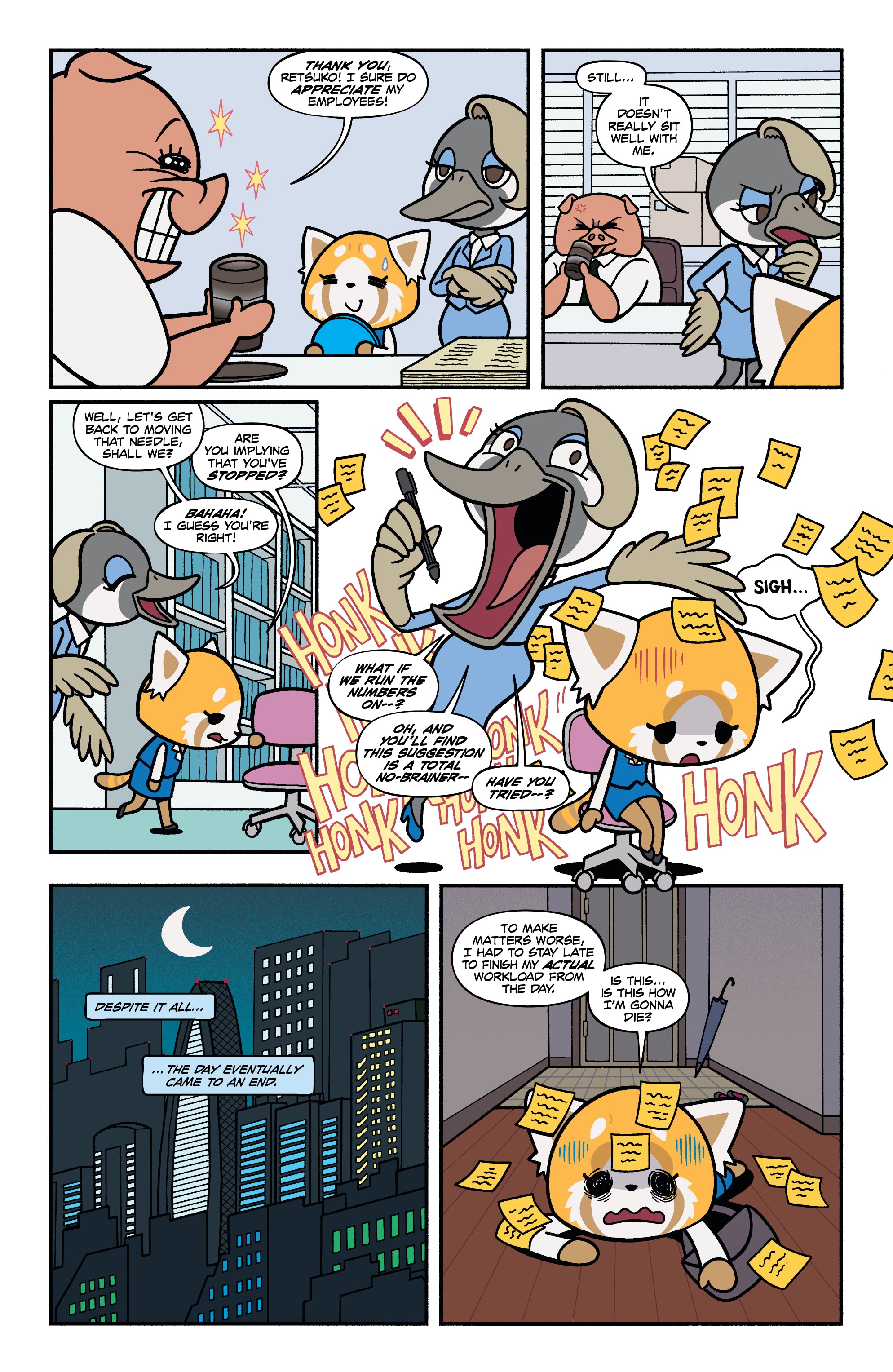 Read online Aggretsuko comic -  Issue #3 - 9