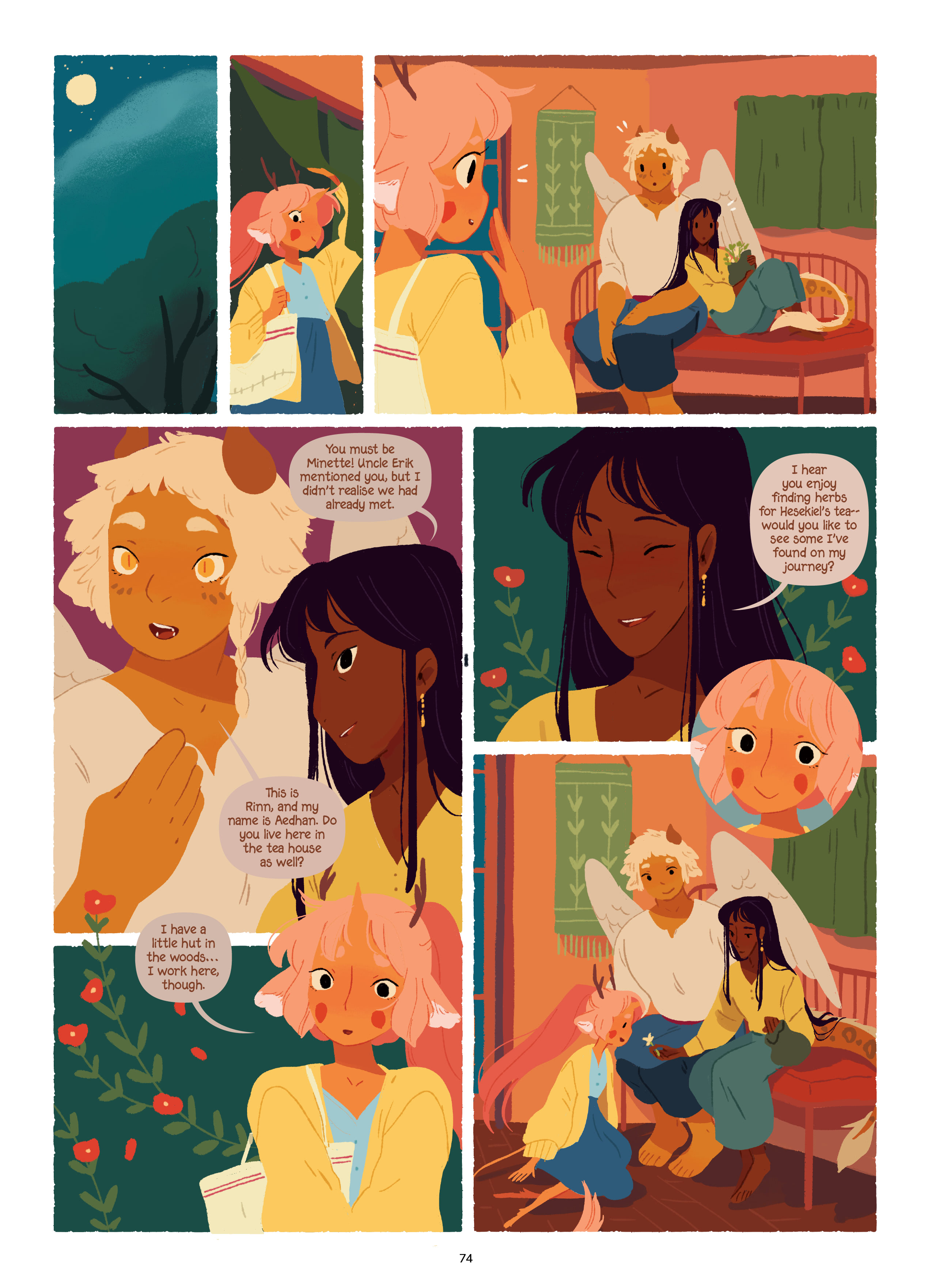 Read online The Tea Dragon Series comic -  Issue # The Tea Dragon Tapestry - 75