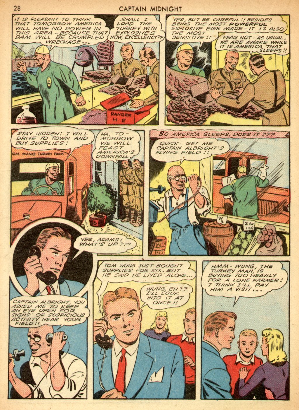 Read online Captain Midnight (1942) comic -  Issue #3 - 28