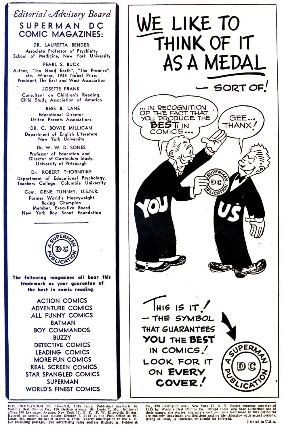 Read online Boy Commandos comic -  Issue #12 - 2