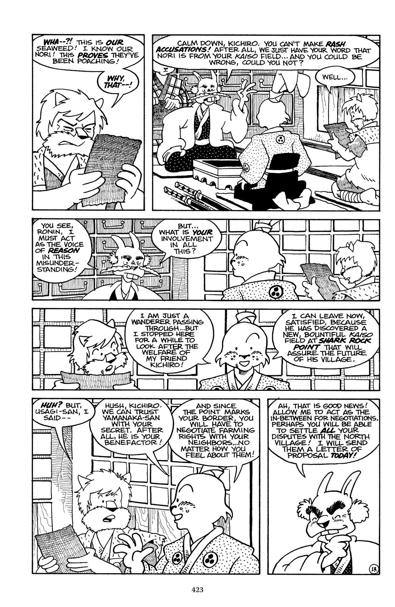 Read online The Usagi Yojimbo Saga comic -  Issue # TPB 1 - 413