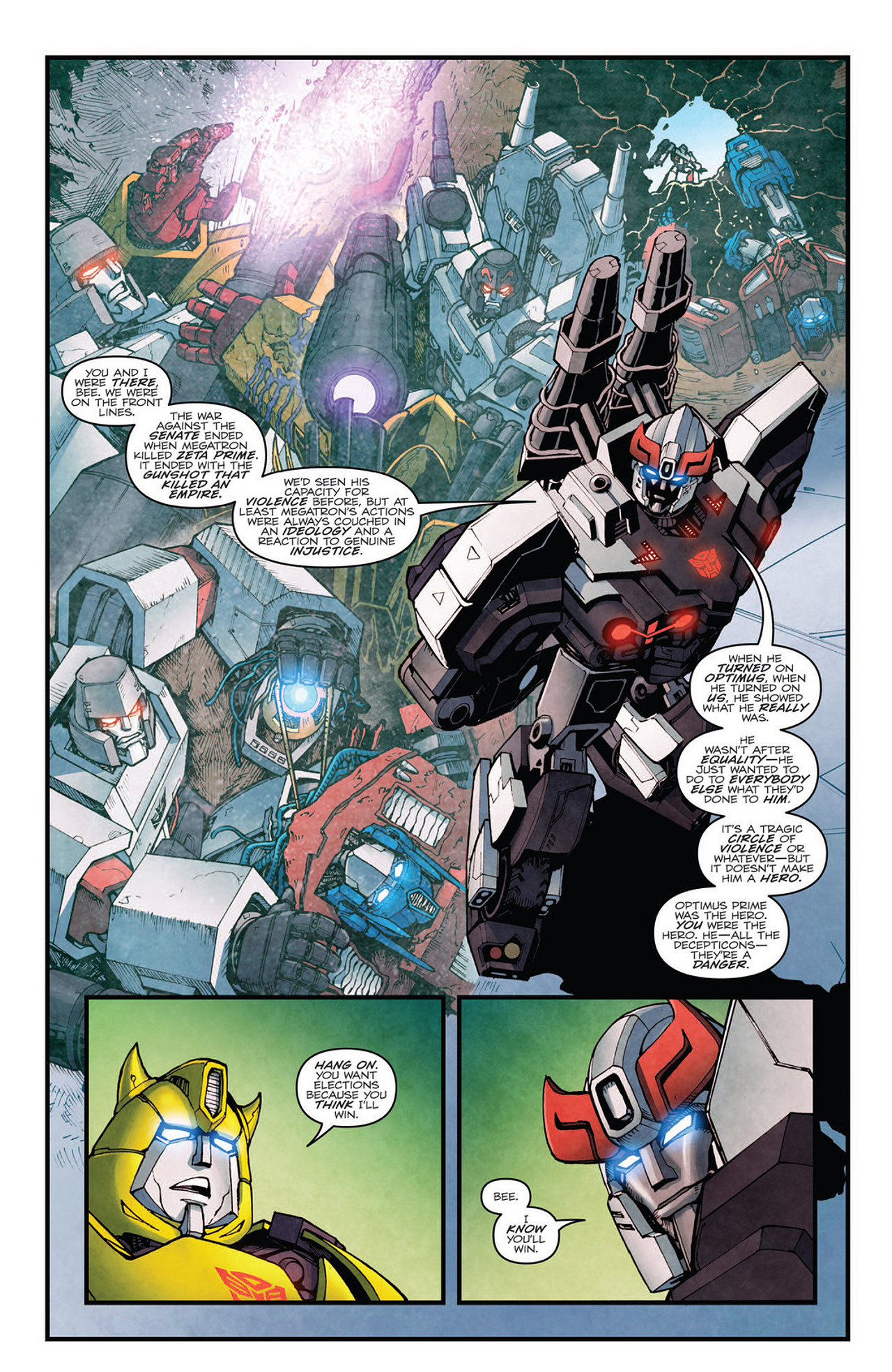 Read online Transformers: Robots In Disguise (2012) comic -  Issue #8 - 16