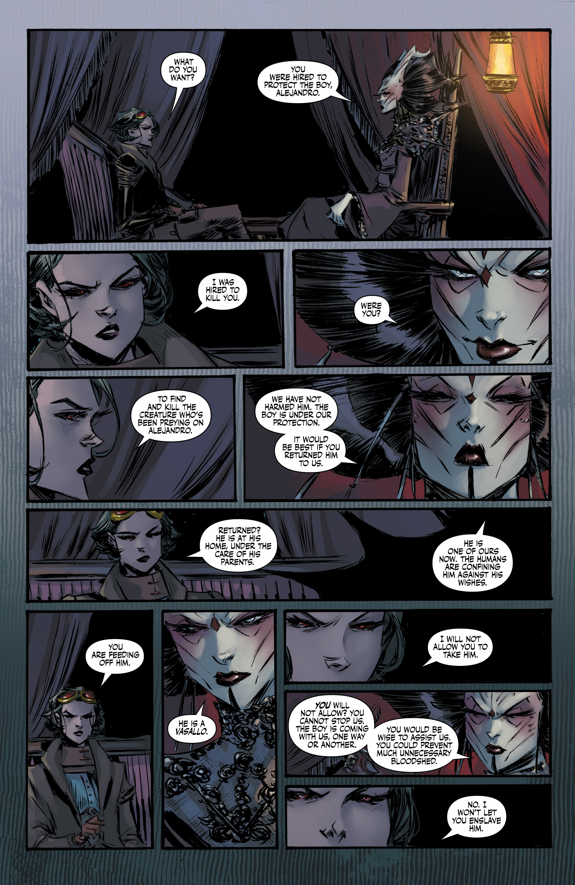 Read online Lady Mechanika: Sangre comic -  Issue #4 - 9