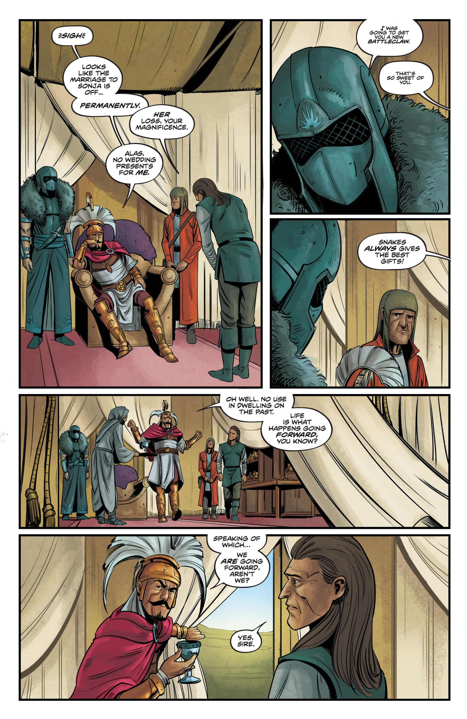 Read online Red Sonja (2019) comic -  Issue #7 - 12