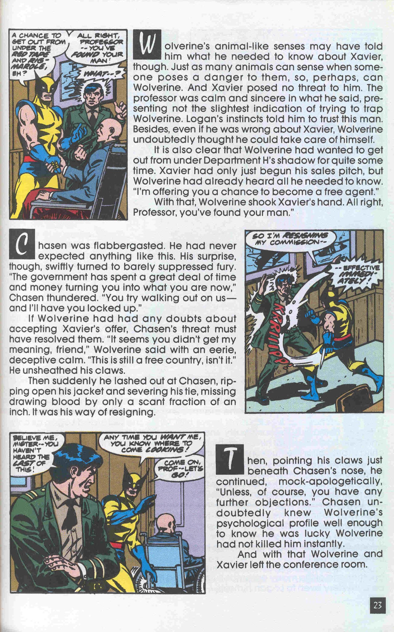 Read online Wolverine Saga comic -  Issue #1 - 29