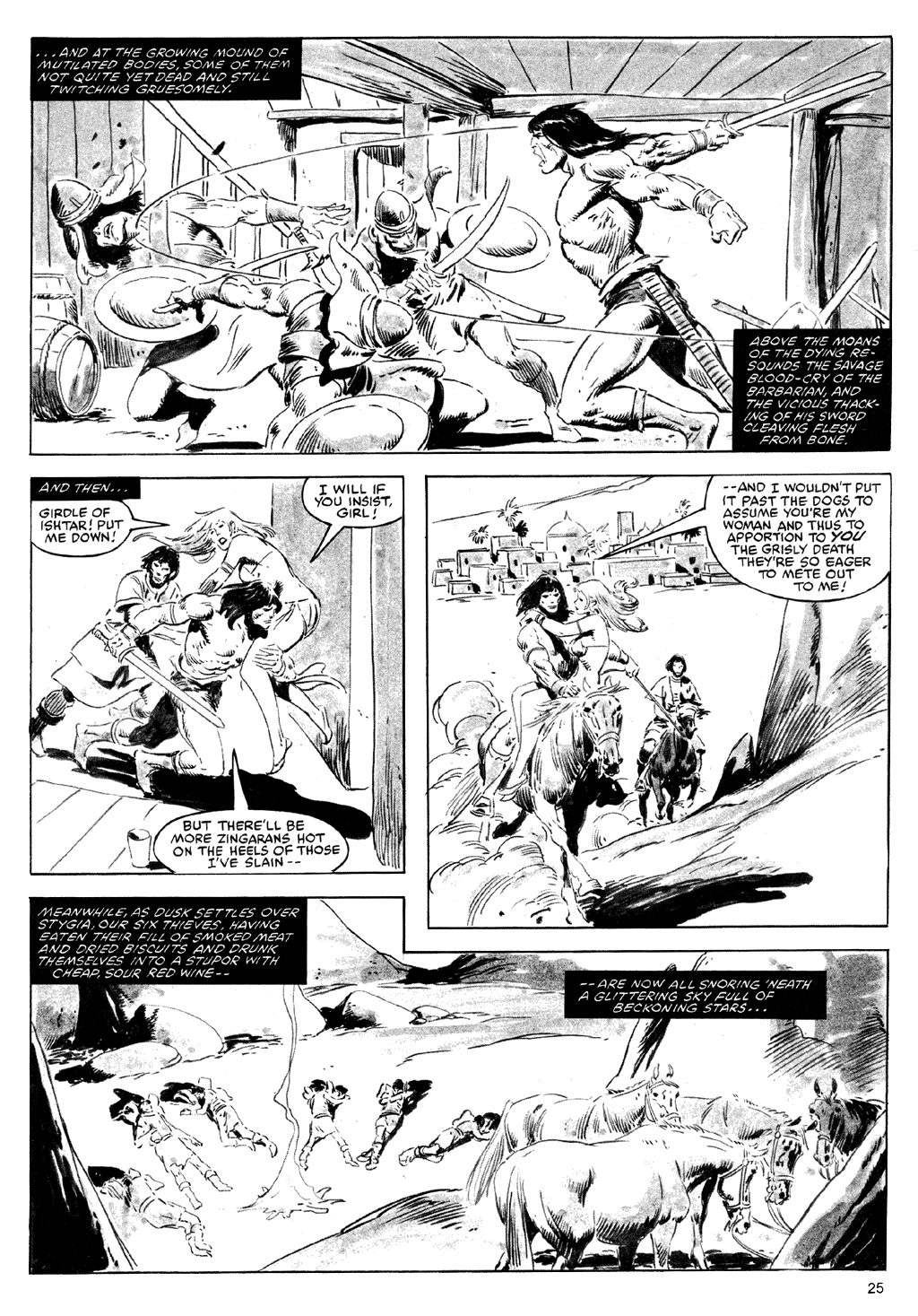 Read online The Savage Sword Of Conan comic -  Issue #73 - 25