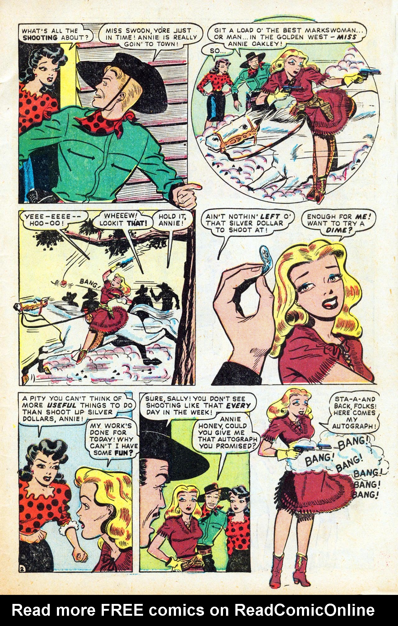 Read online Annie Oakley comic -  Issue #2 - 43