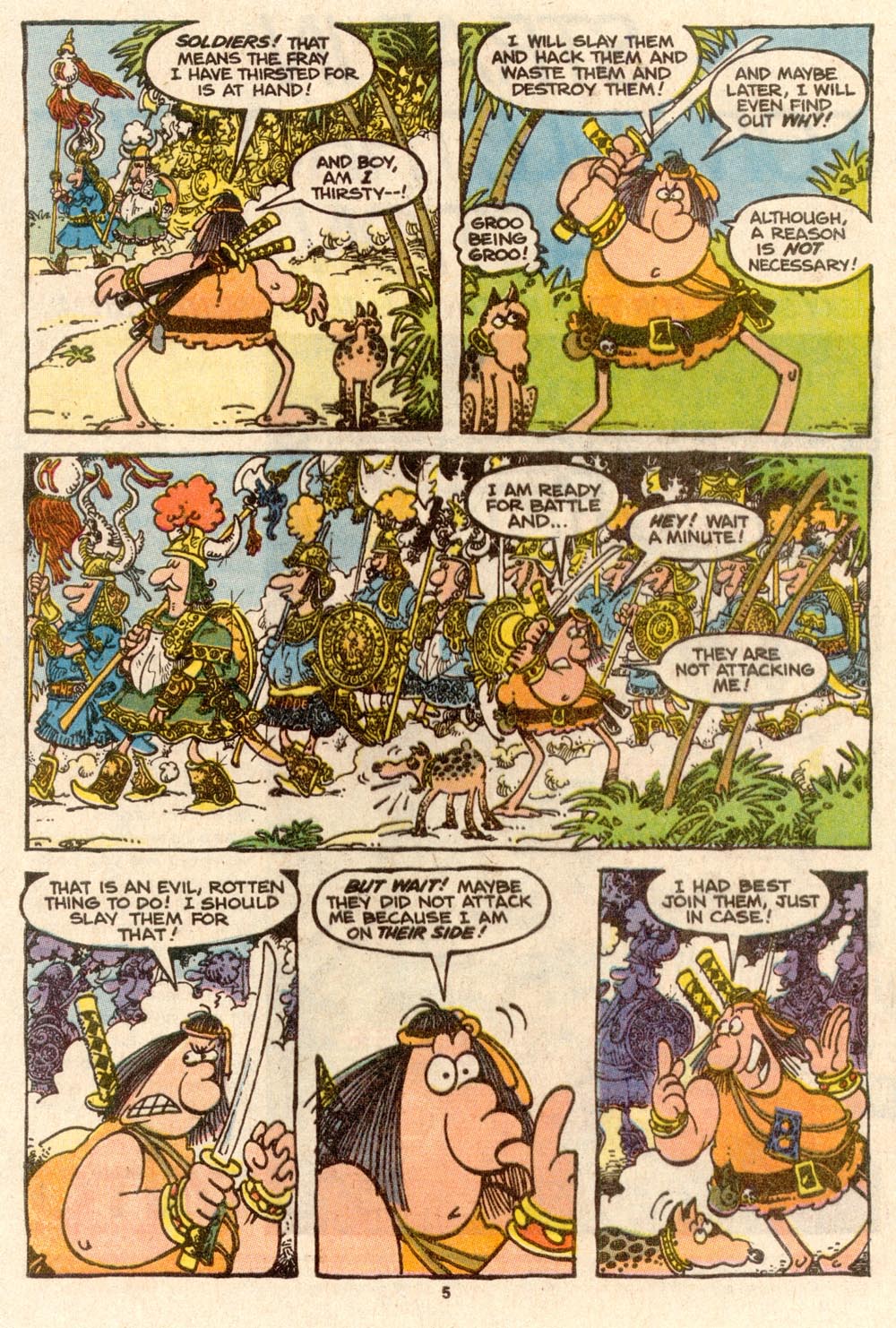 Read online Sergio Aragonés Groo the Wanderer comic -  Issue #60 - 5