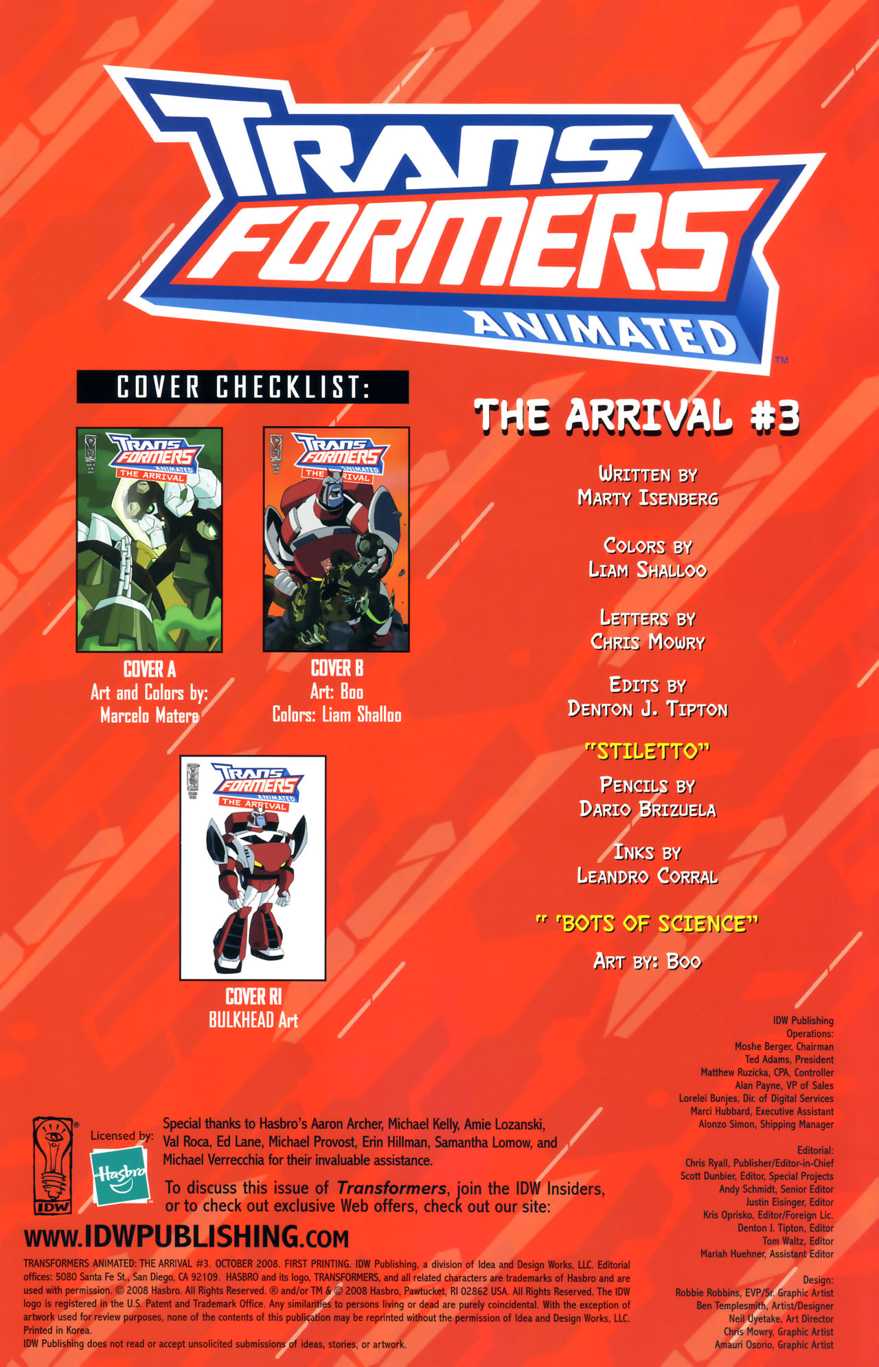 Read online Transformers Animated: The Arrival comic -  Issue #3 - 2