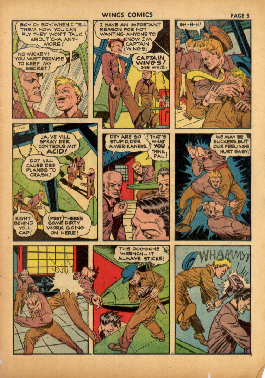 Read online Wings Comics comic -  Issue #16 - 7