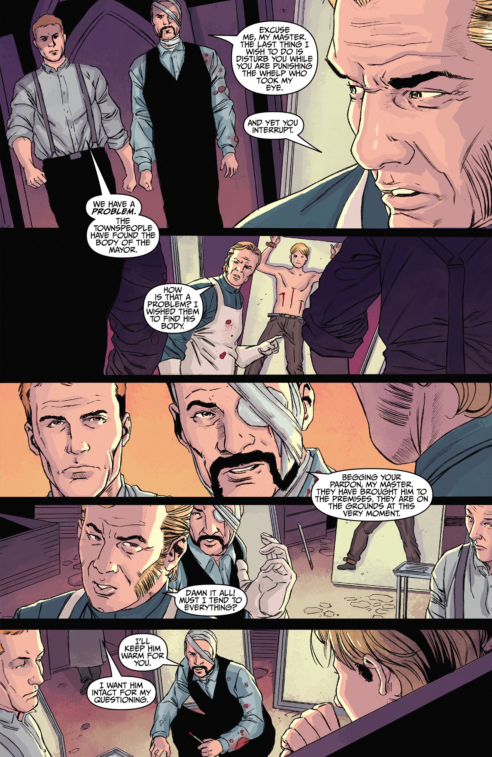 Read online Sherlock Holmes: Moriarty Lives comic -  Issue #5 - 5