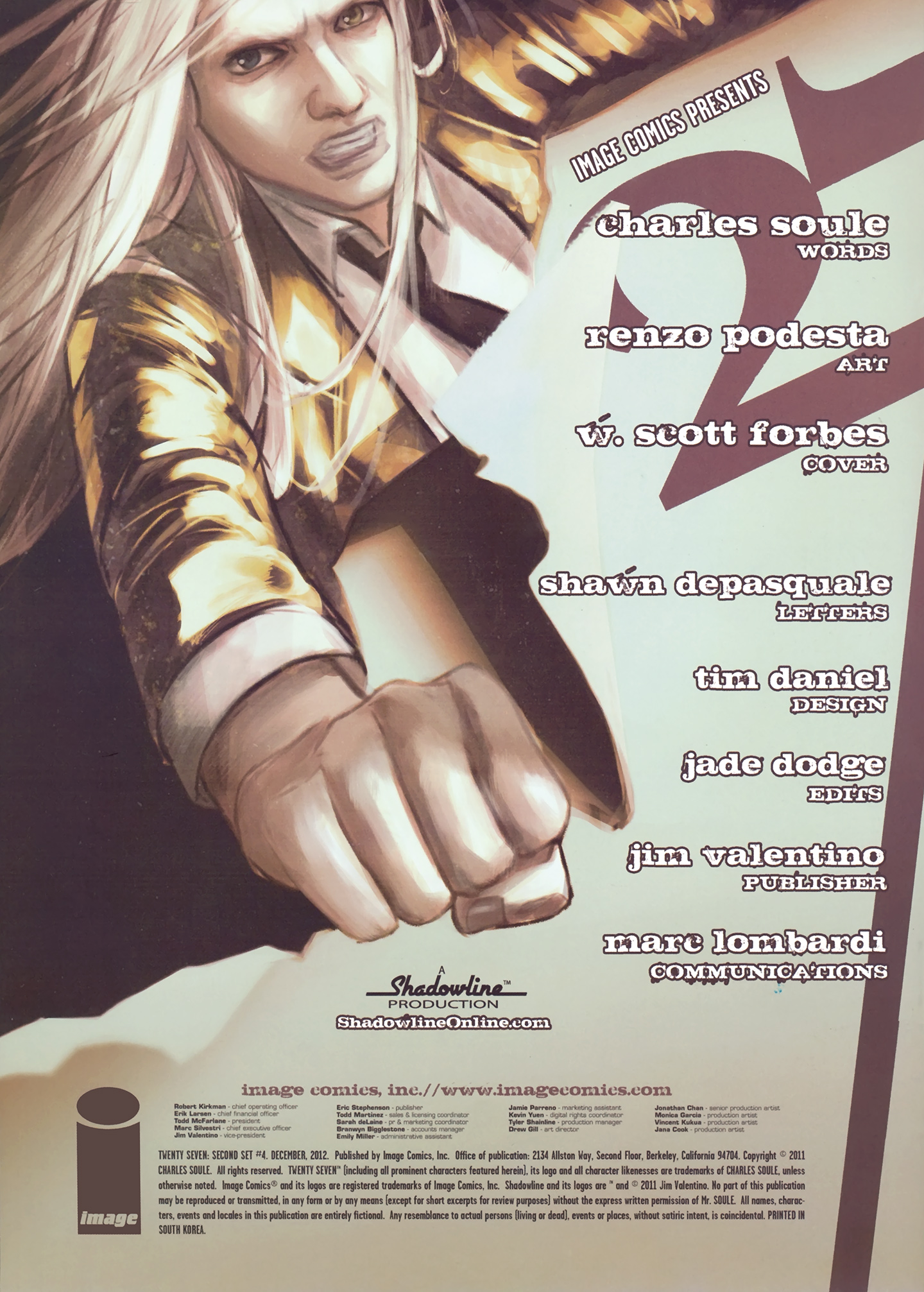 Read online Twenty Seven: Second Set comic -  Issue #4 - 2