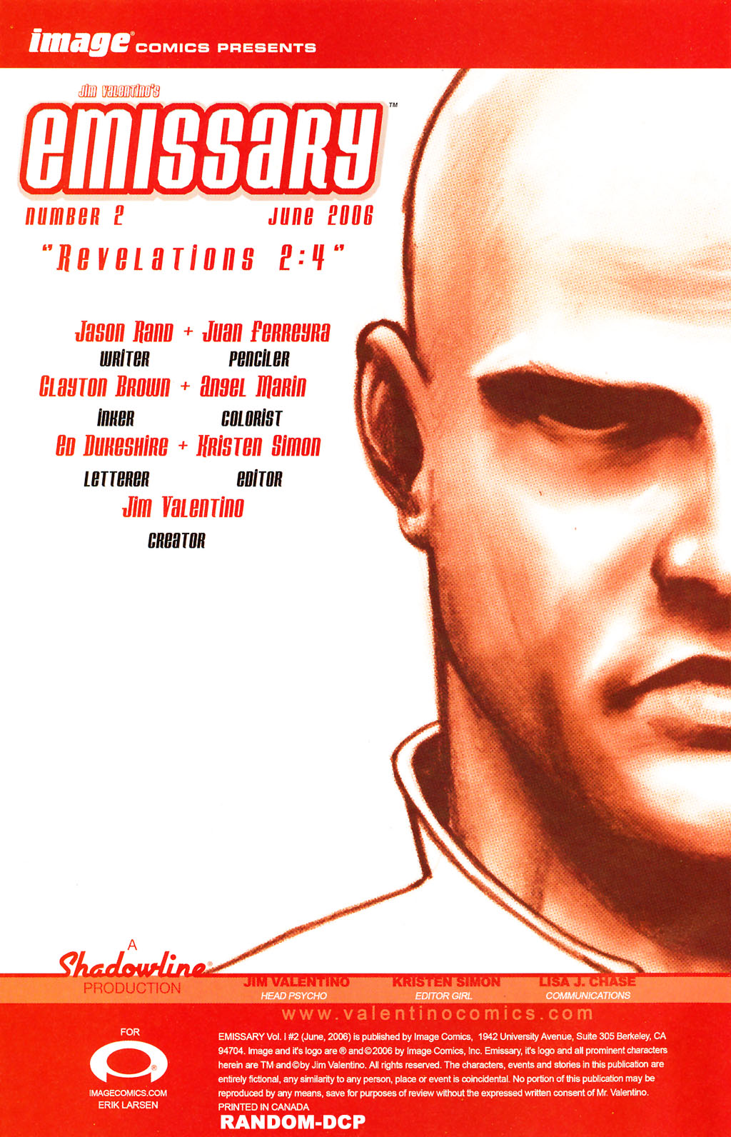Read online Emissary comic -  Issue #2 - 2