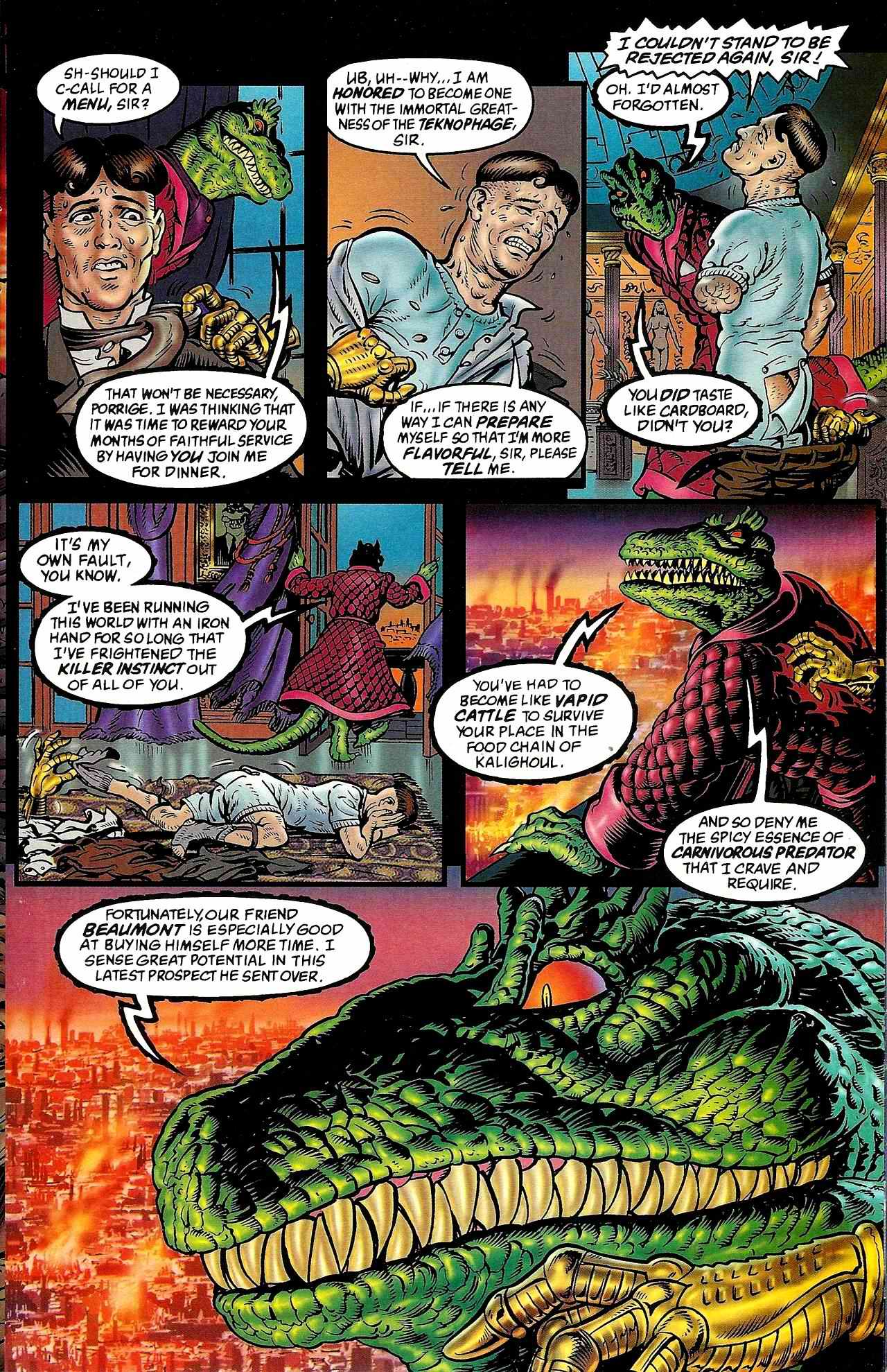Read online Neil Gaiman's Teknophage comic -  Issue #1 - 23