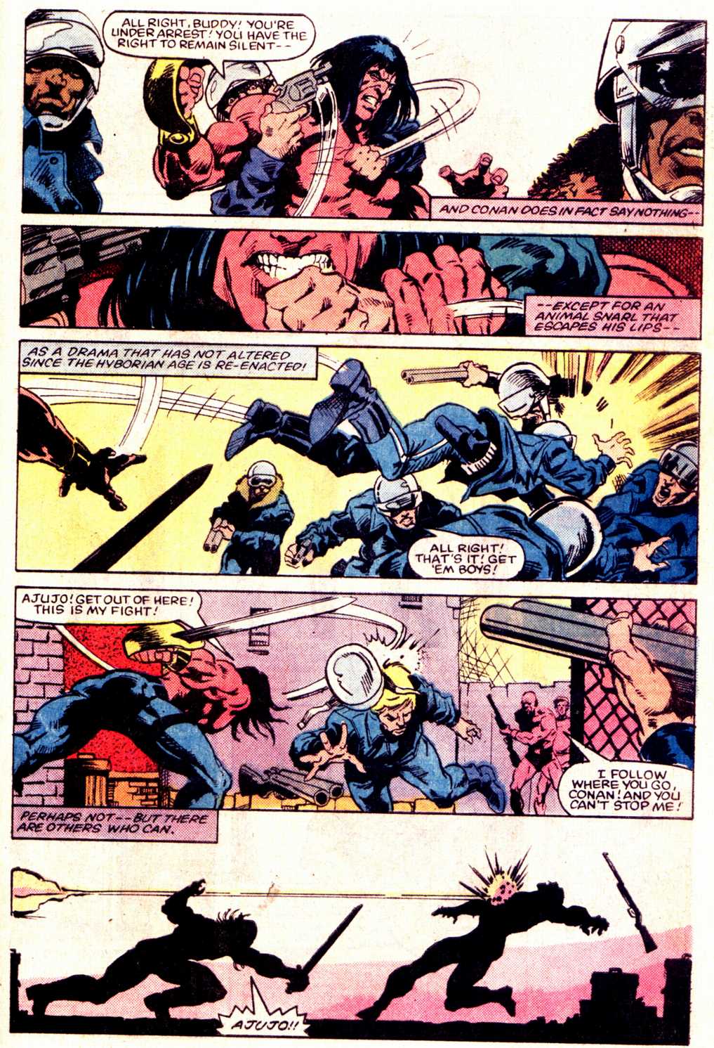 Read online What If? (1977) comic -  Issue #43 - Conan the Barbarian were stranded in the 20th century - 28