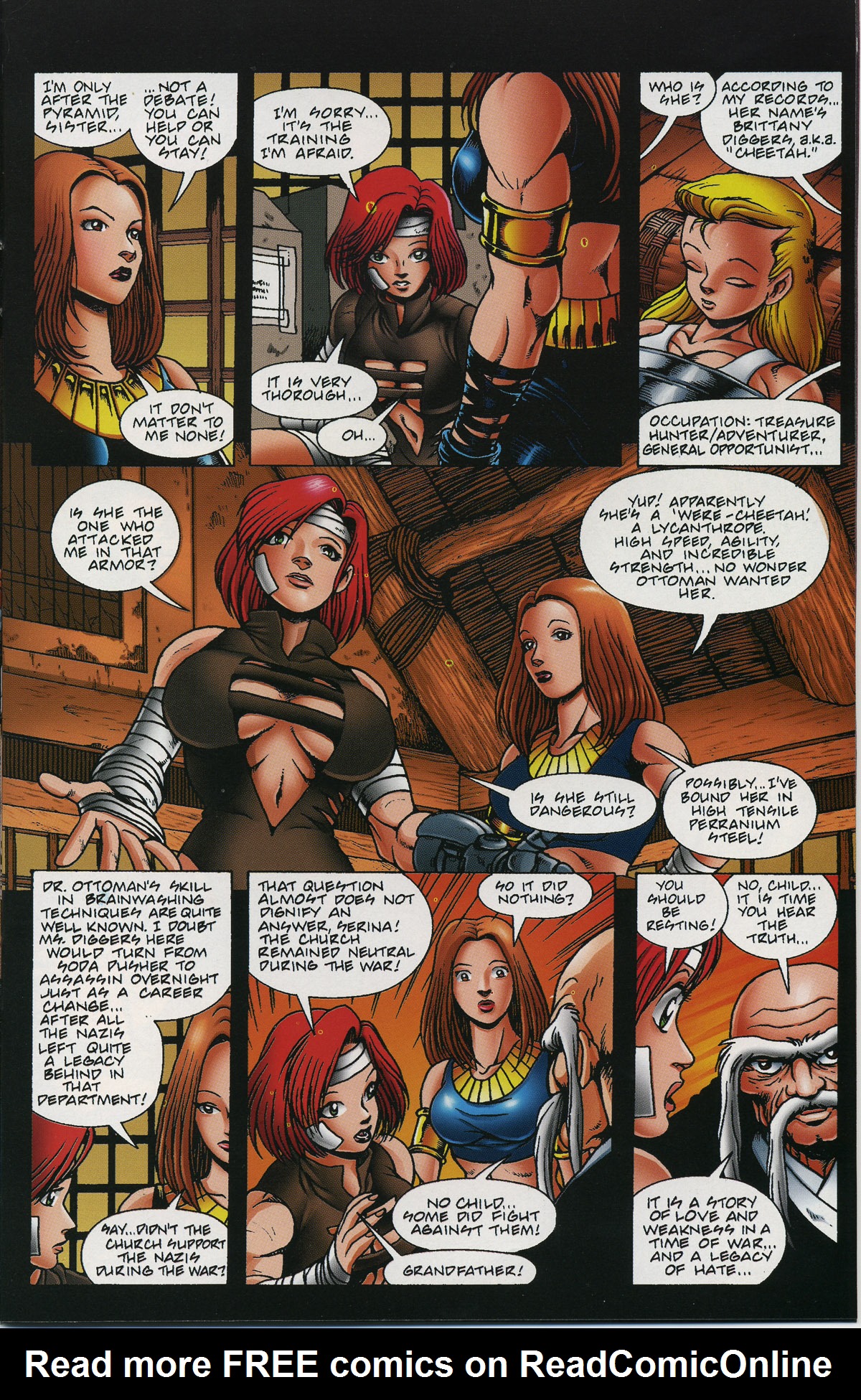 Read online Warrior Nun Areala: Rituals comic -  Issue #4 - 9