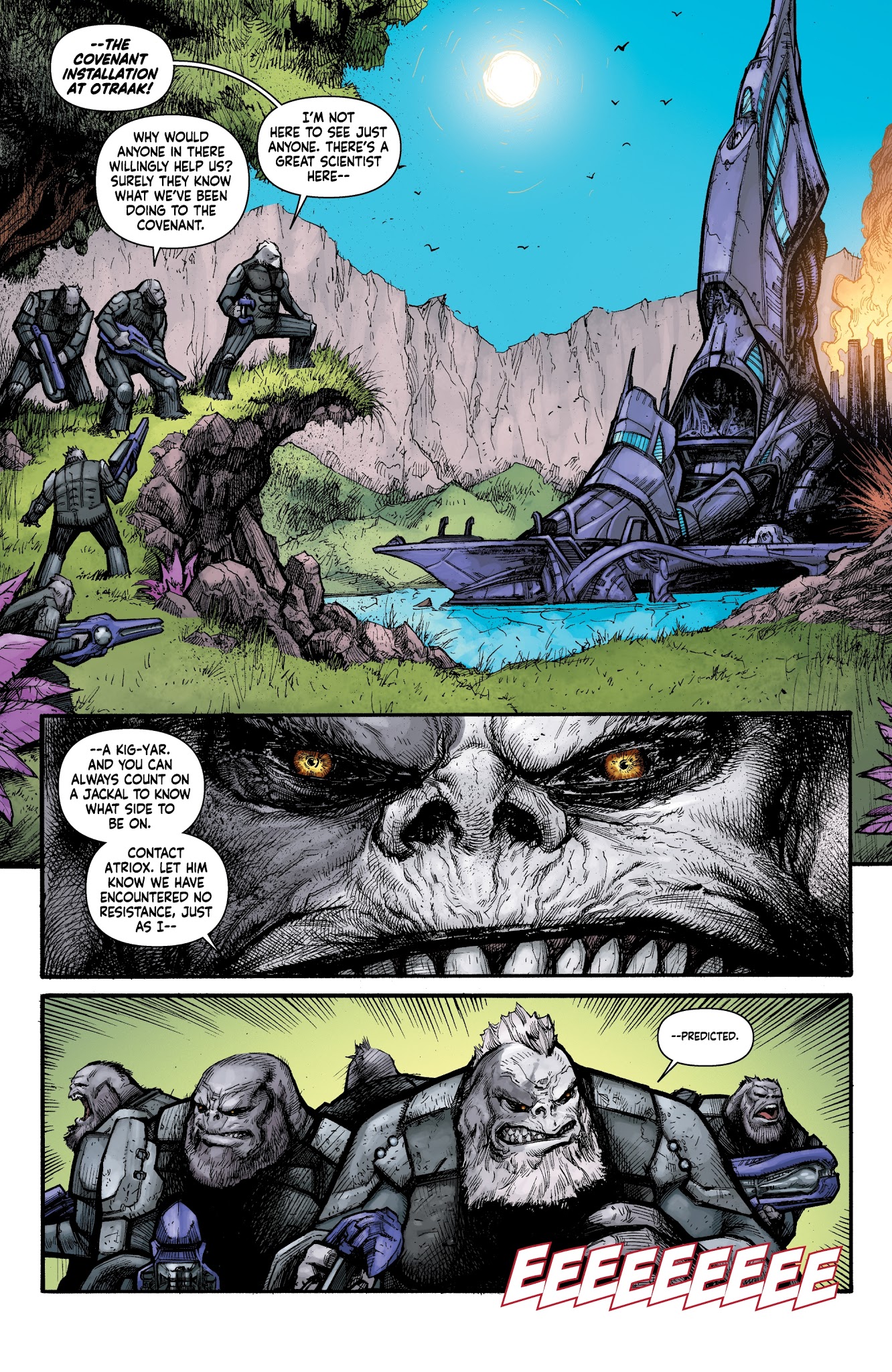 Read online Halo: Rise of Atriox comic -  Issue #3 - 8
