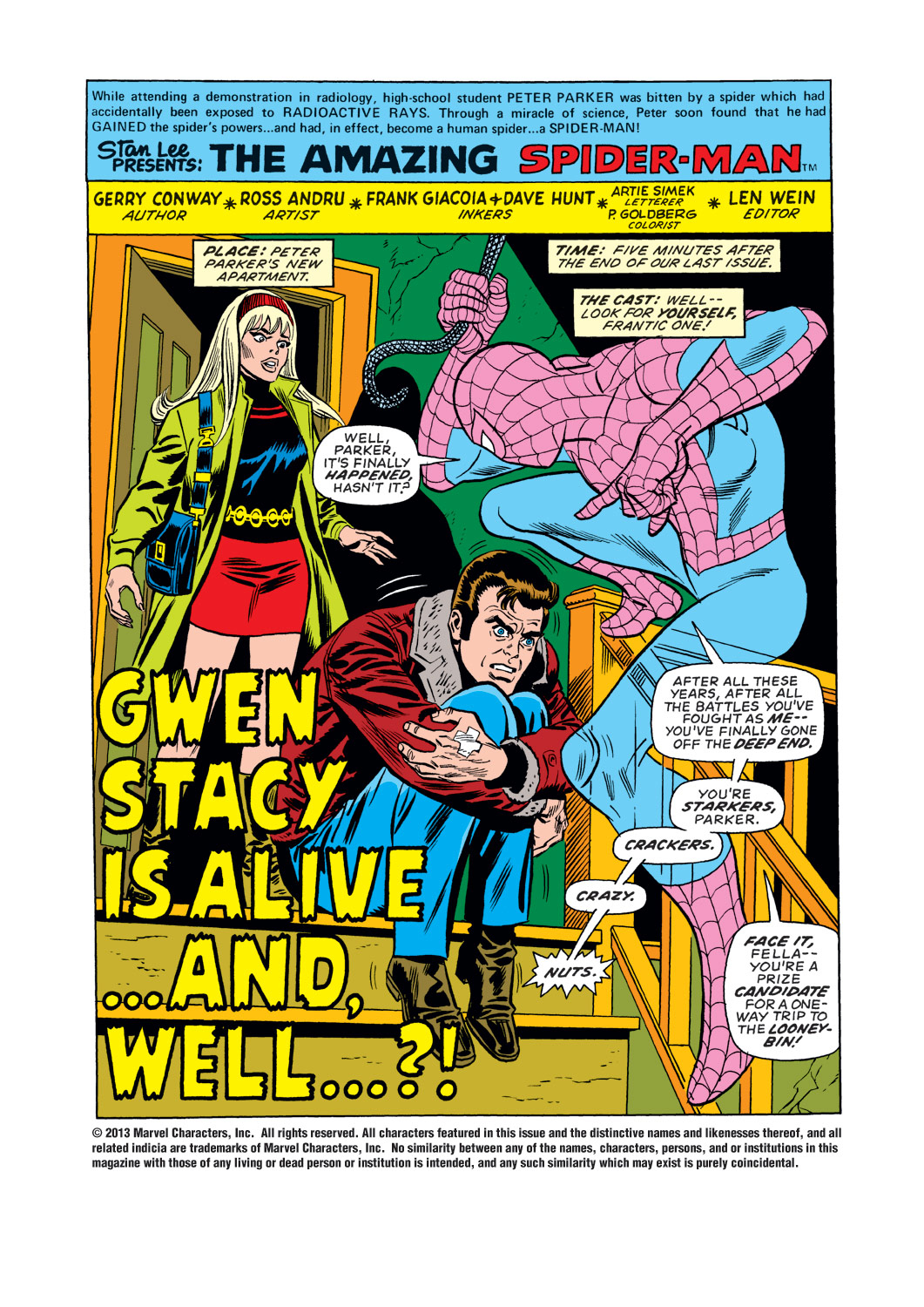 Read online The Amazing Spider-Man (1963) comic -  Issue #145 - 2