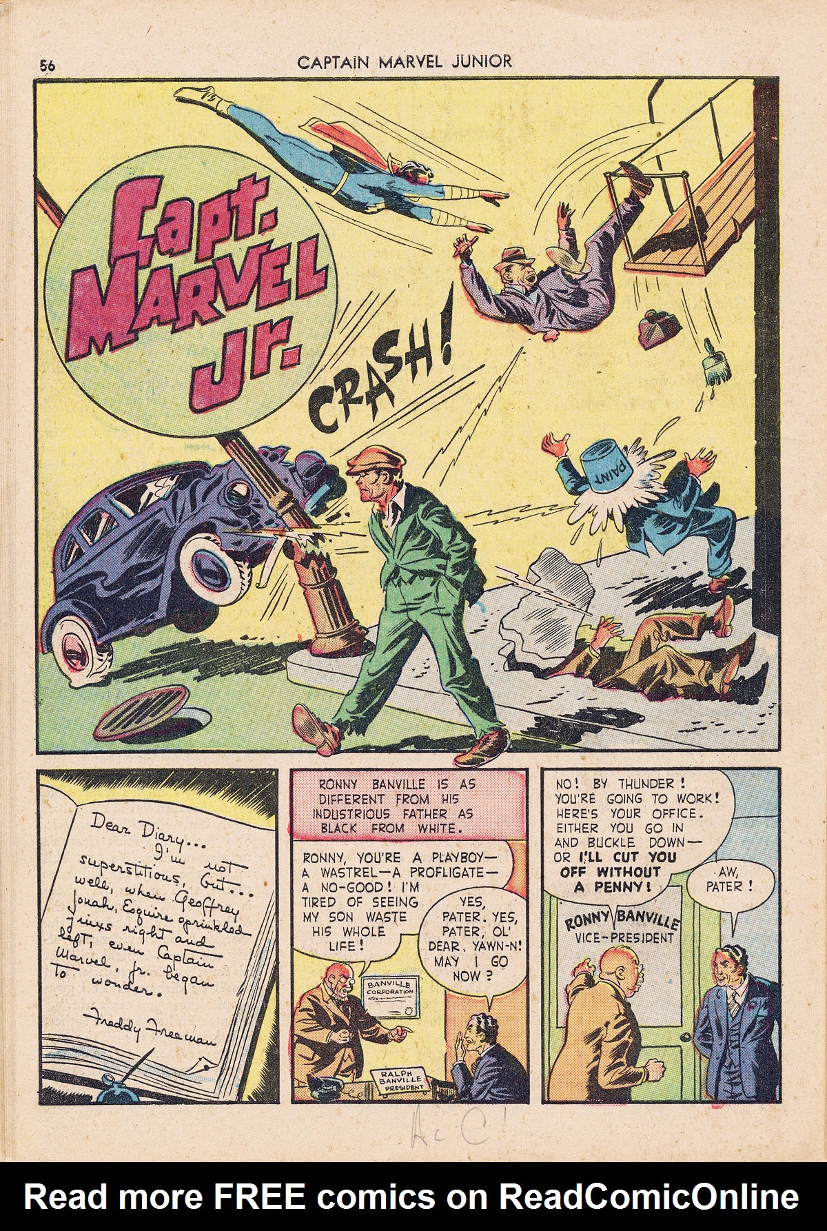 Read online Captain Marvel, Jr. comic -  Issue #6 - 54