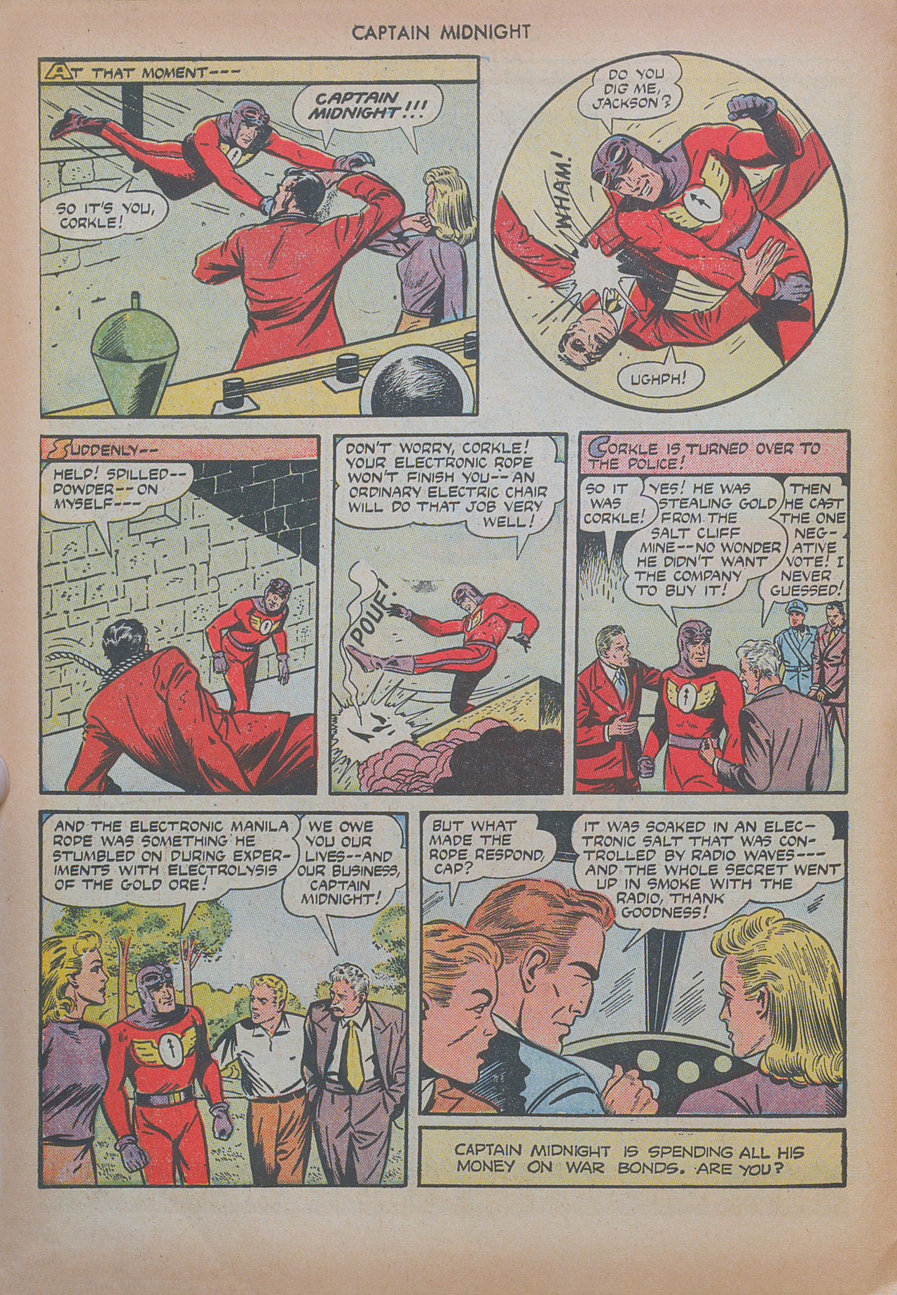 Read online Captain Midnight (1942) comic -  Issue #20 - 22