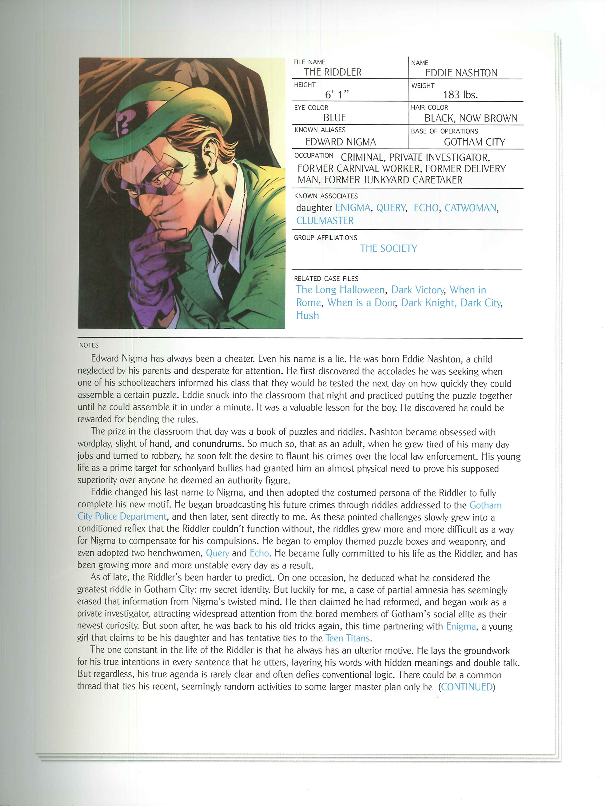 Read online The Batman Files comic -  Issue # TPB (Part 1) - 77
