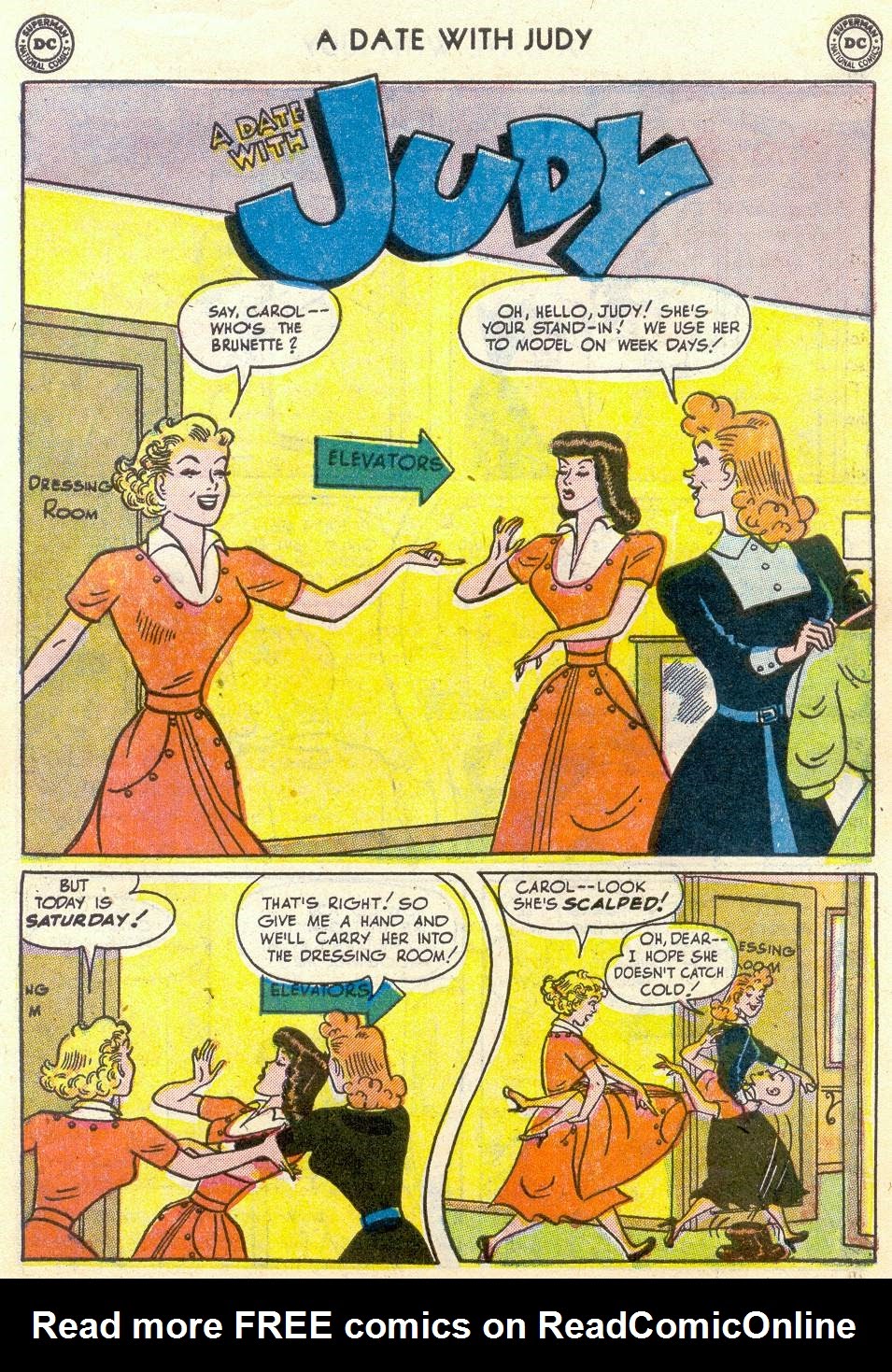 Read online A Date with Judy comic -  Issue #28 - 35