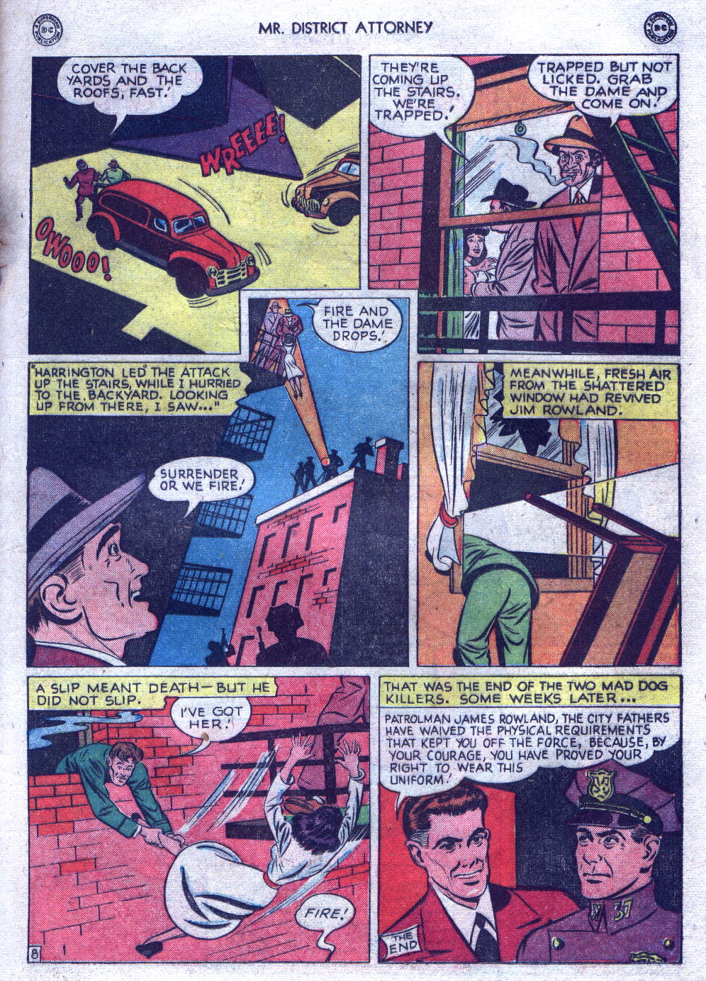 Read online Mr. District Attorney comic -  Issue #5 - 19