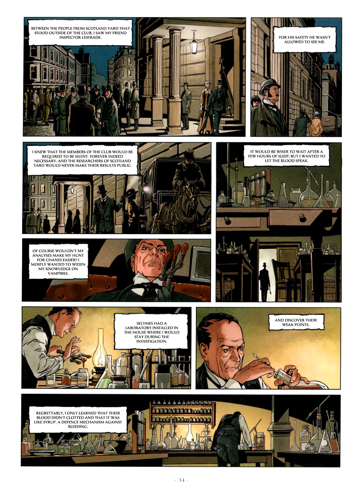 Read online Sherlock Holmes and the Vampires of London comic -  Issue # TPB - 35
