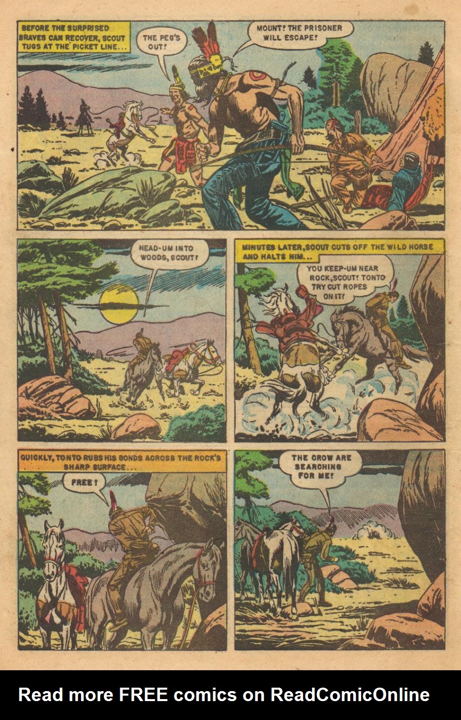 Read online Lone Ranger's Companion Tonto comic -  Issue #11 - 6