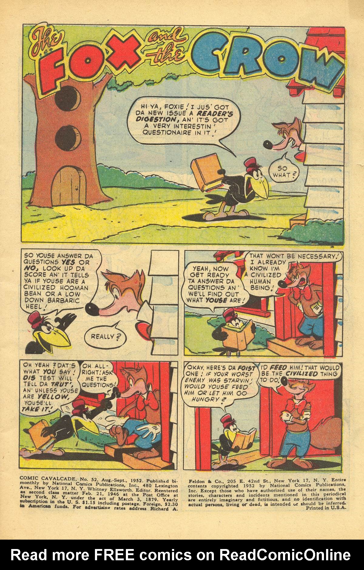 Read online Comic Cavalcade comic -  Issue #52 - 3