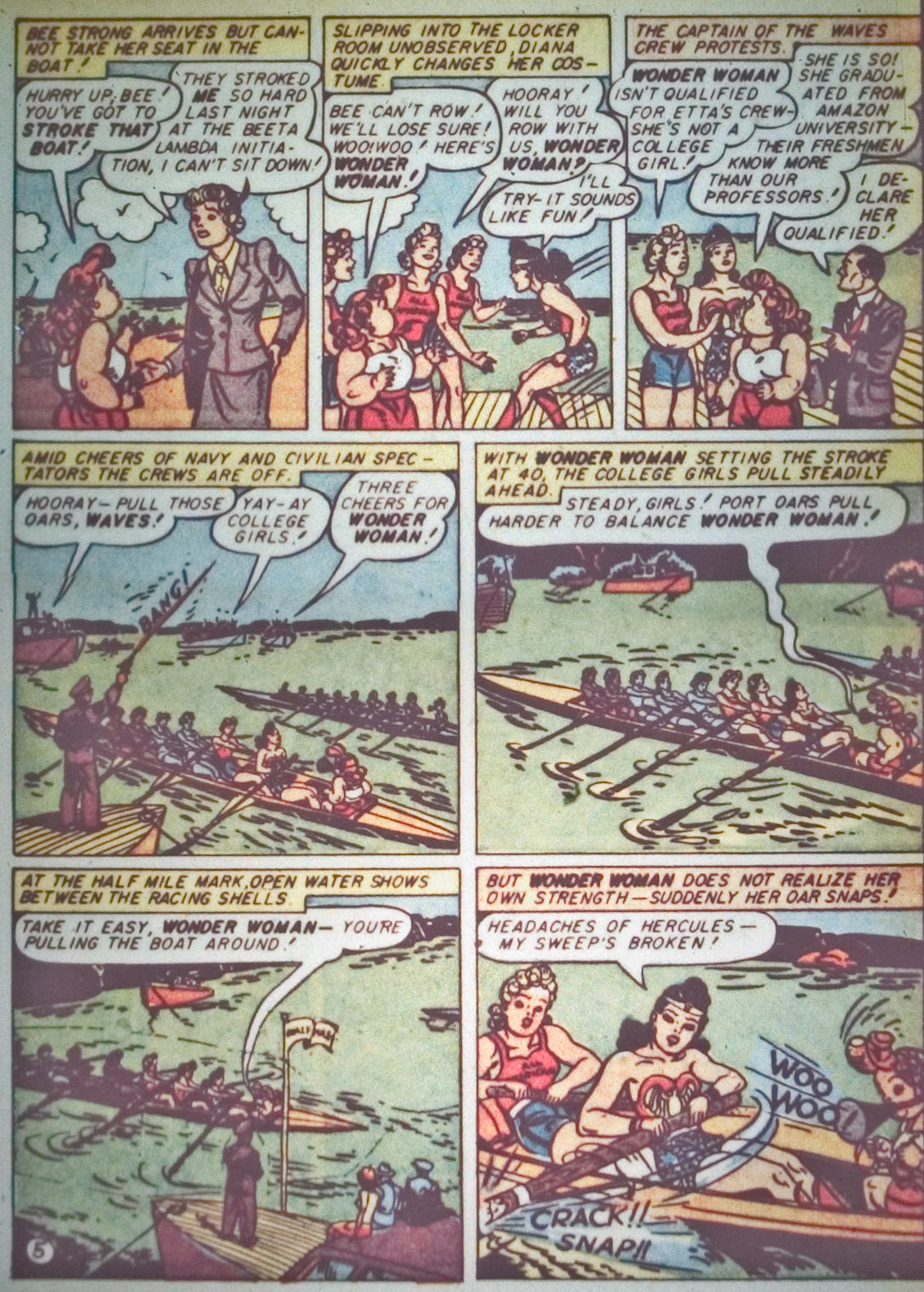 Read online Comic Cavalcade comic -  Issue #3 - 7