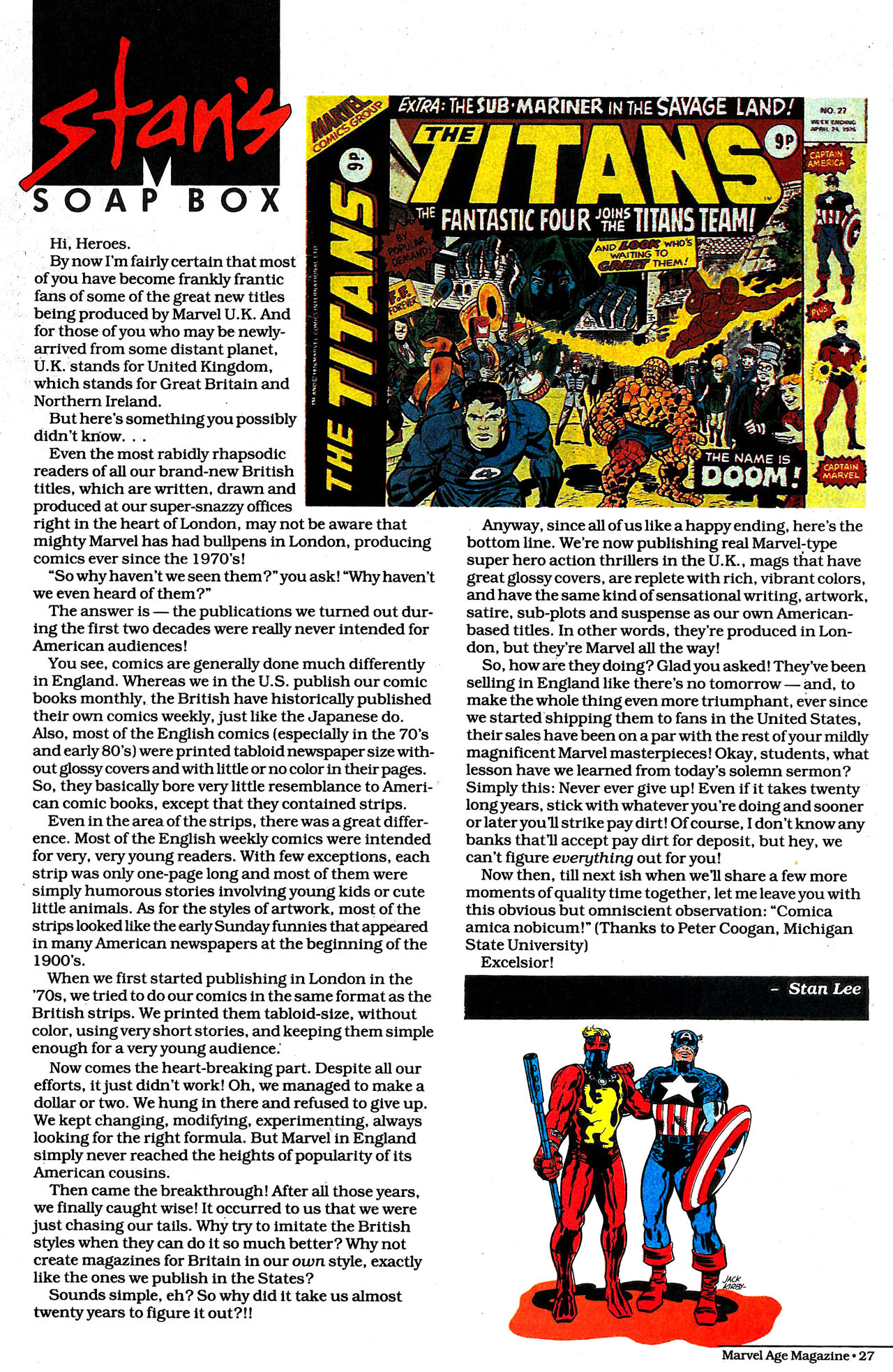 Read online Marvel Age comic -  Issue #126 - 28