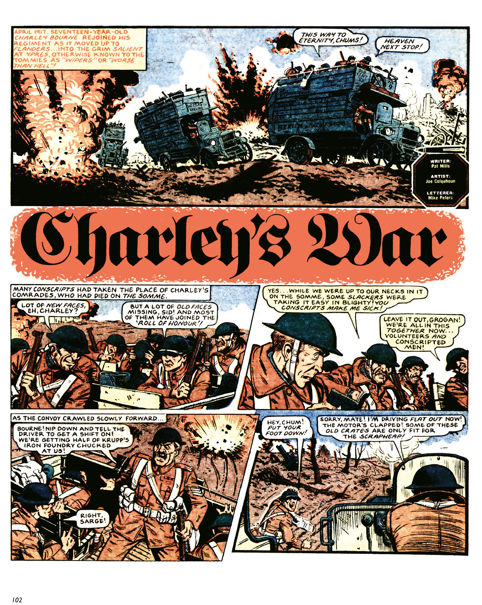 Read online Charley's War: The Definitive Collection comic -  Issue # TPB 2 - 102