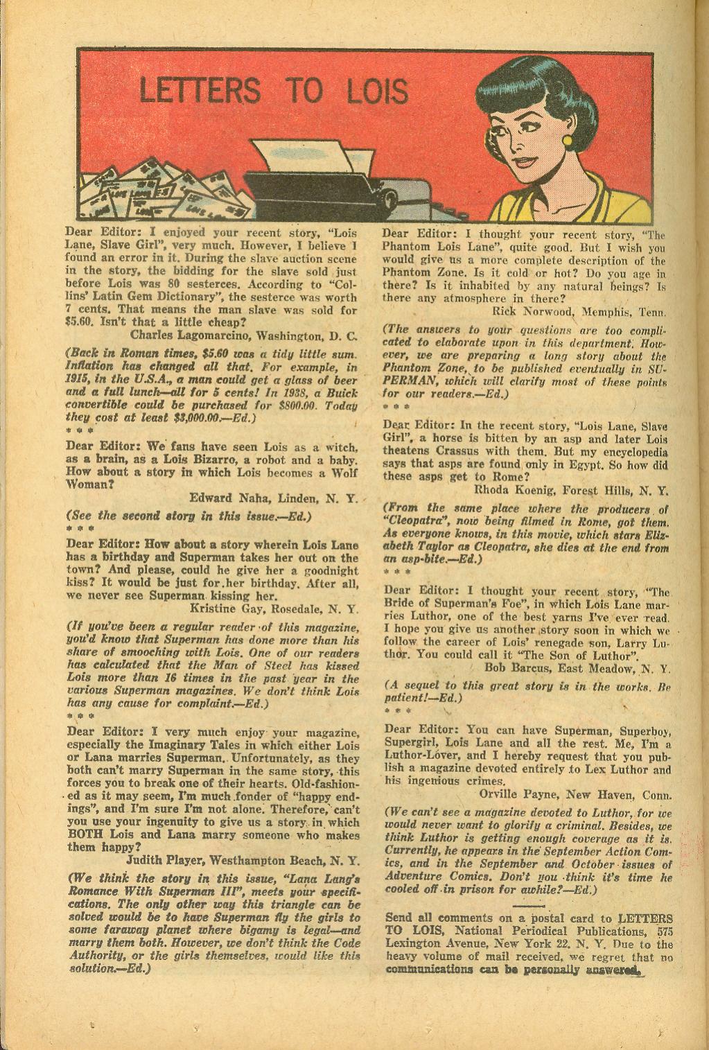 Read online Superman's Girl Friend, Lois Lane comic -  Issue #36 - 24