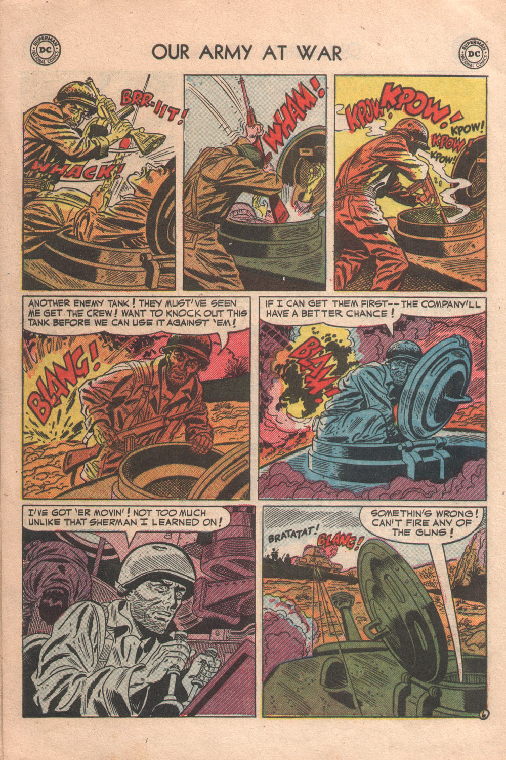 Read online Our Army at War (1952) comic -  Issue #4 - 8