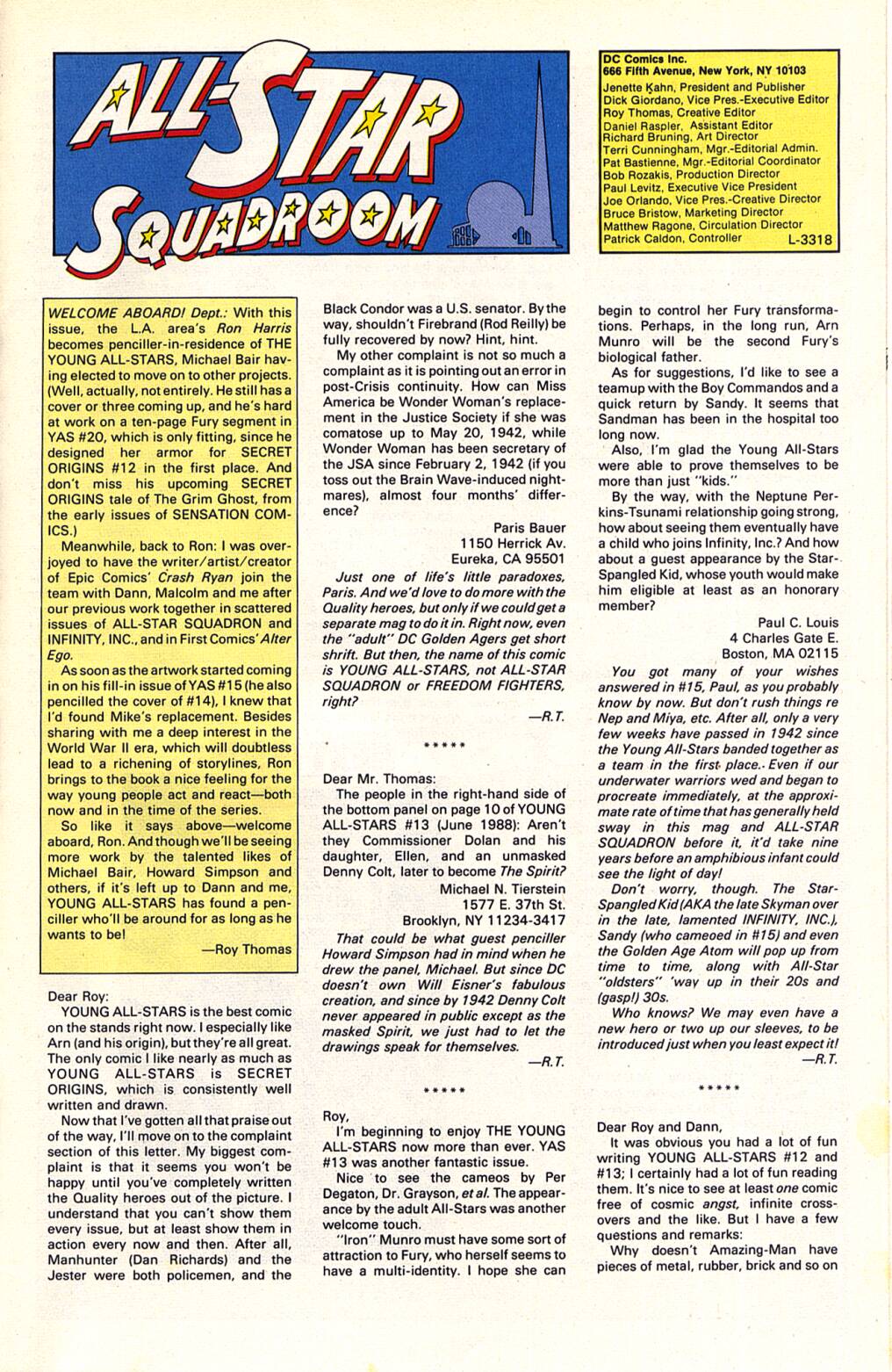 Read online Young All-Stars comic -  Issue #18 - 26