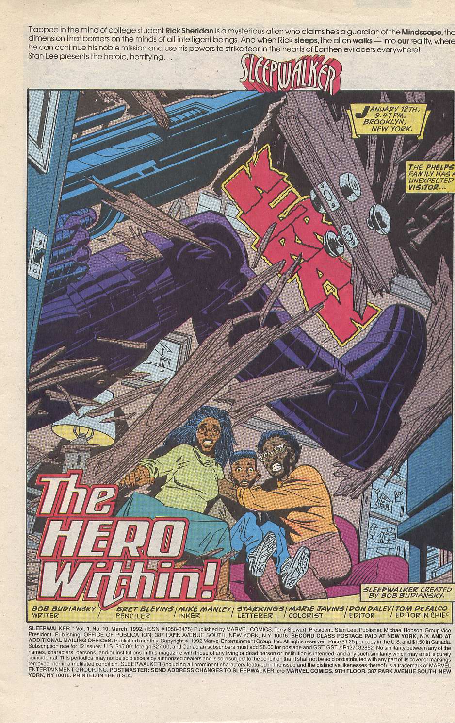 Read online Sleepwalker comic -  Issue #10 - 2