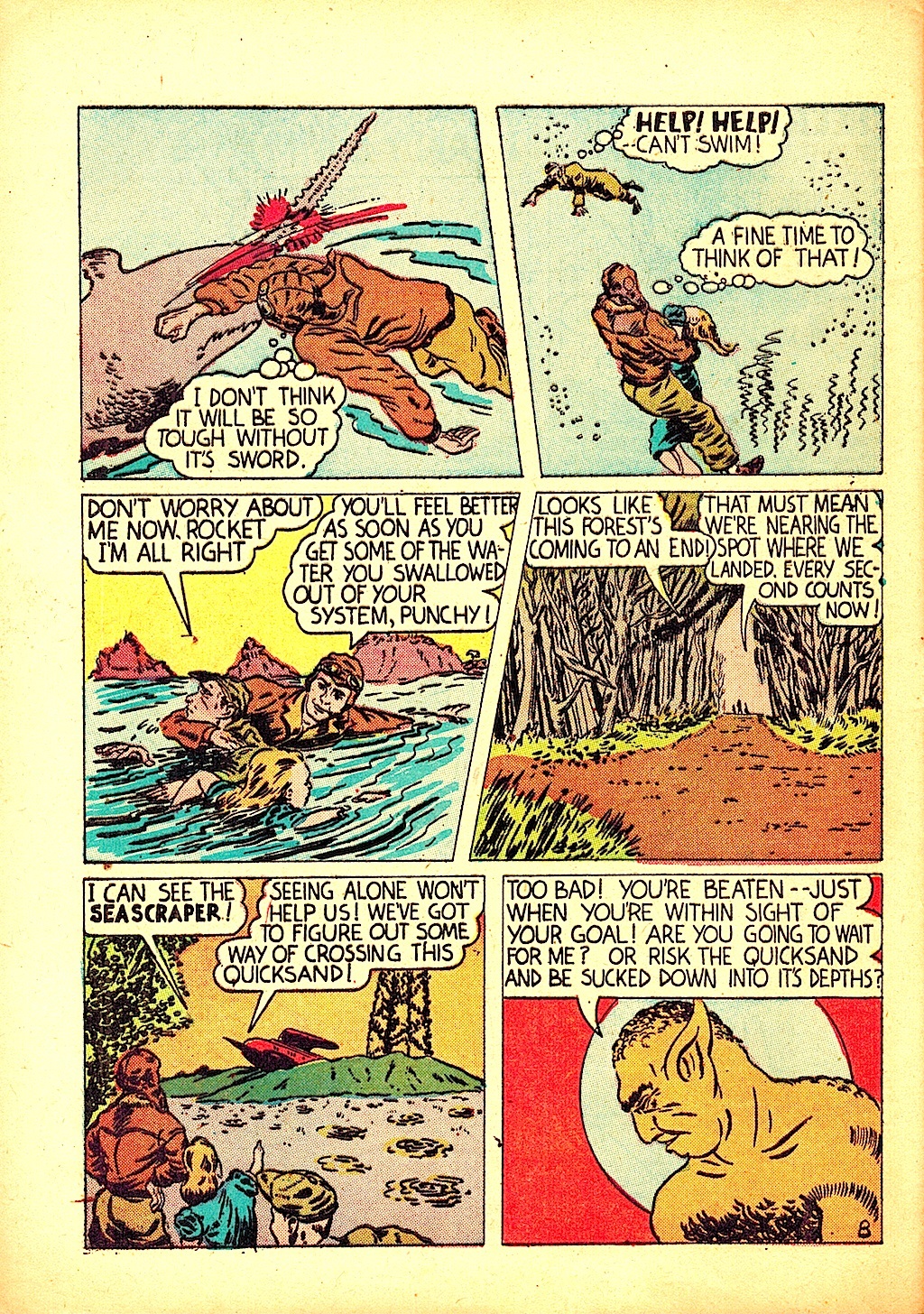 Read online Rocket Kelly (1945) comic -  Issue #5 - 30