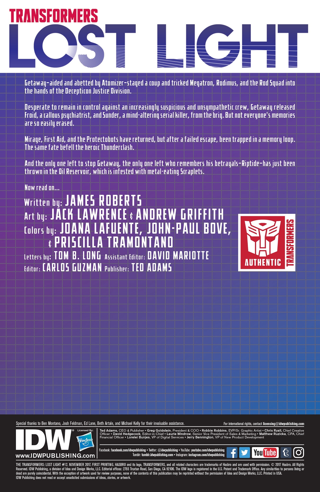 Read online Transformers: Lost Light comic -  Issue #12 - 2