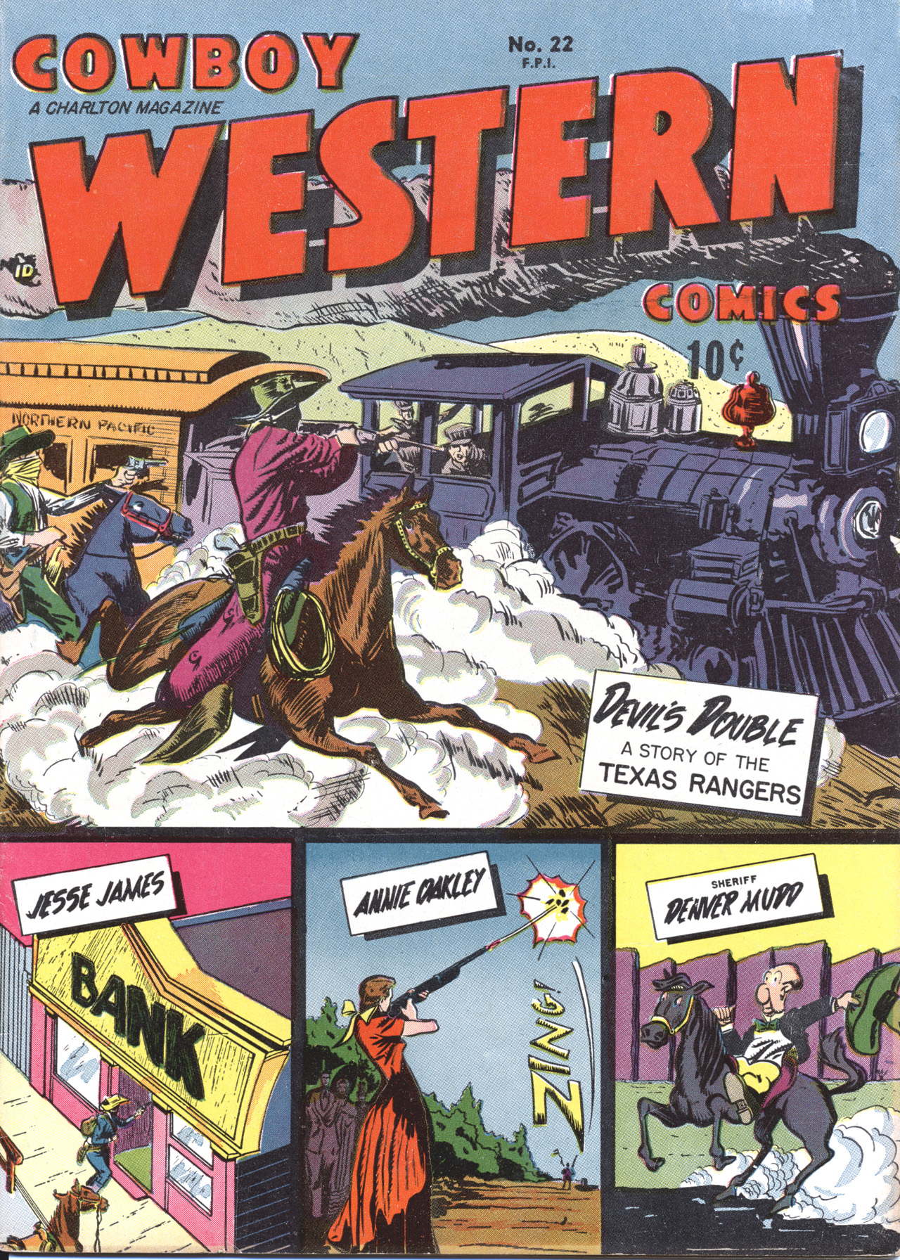 Read online Cowboy Western Comics (1948) comic -  Issue #22 - 1