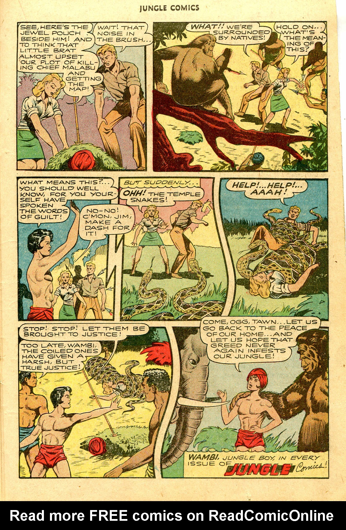 Read online Jungle Comics comic -  Issue #84 - 34